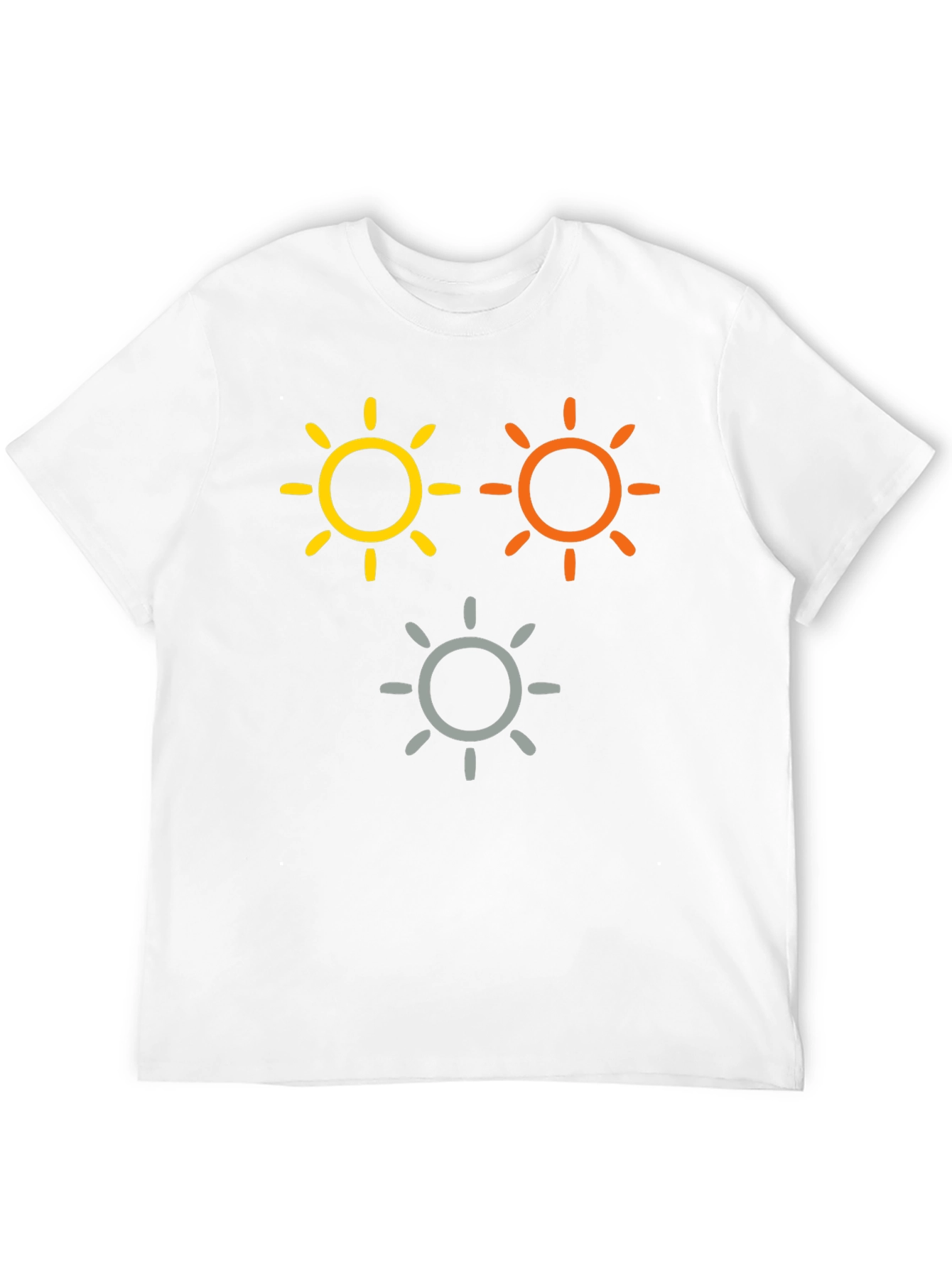 Black Sunny Mood Black Cotton Graphic Tee view 12