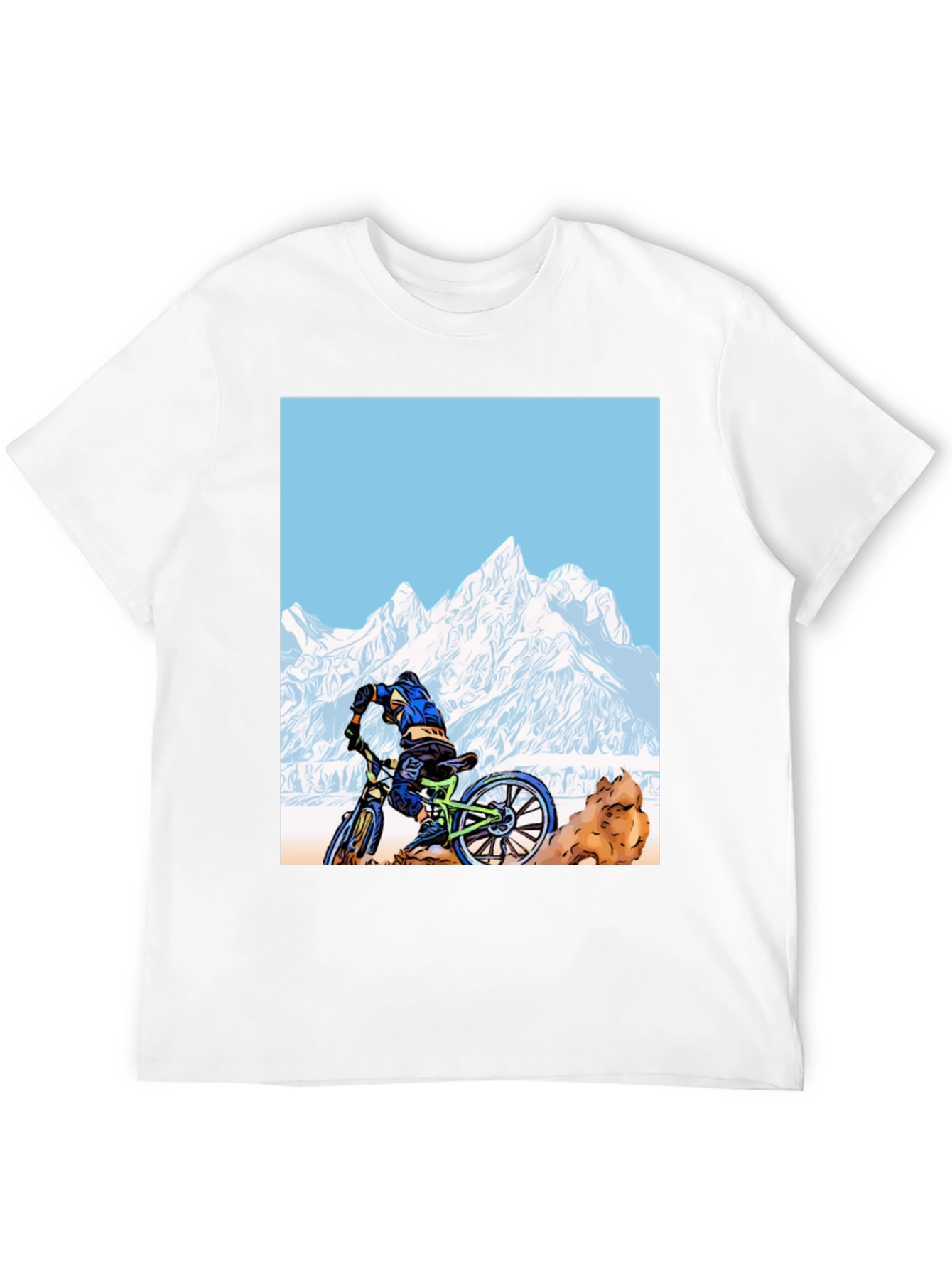 Black Mountain Biker Graphic Tee view 12