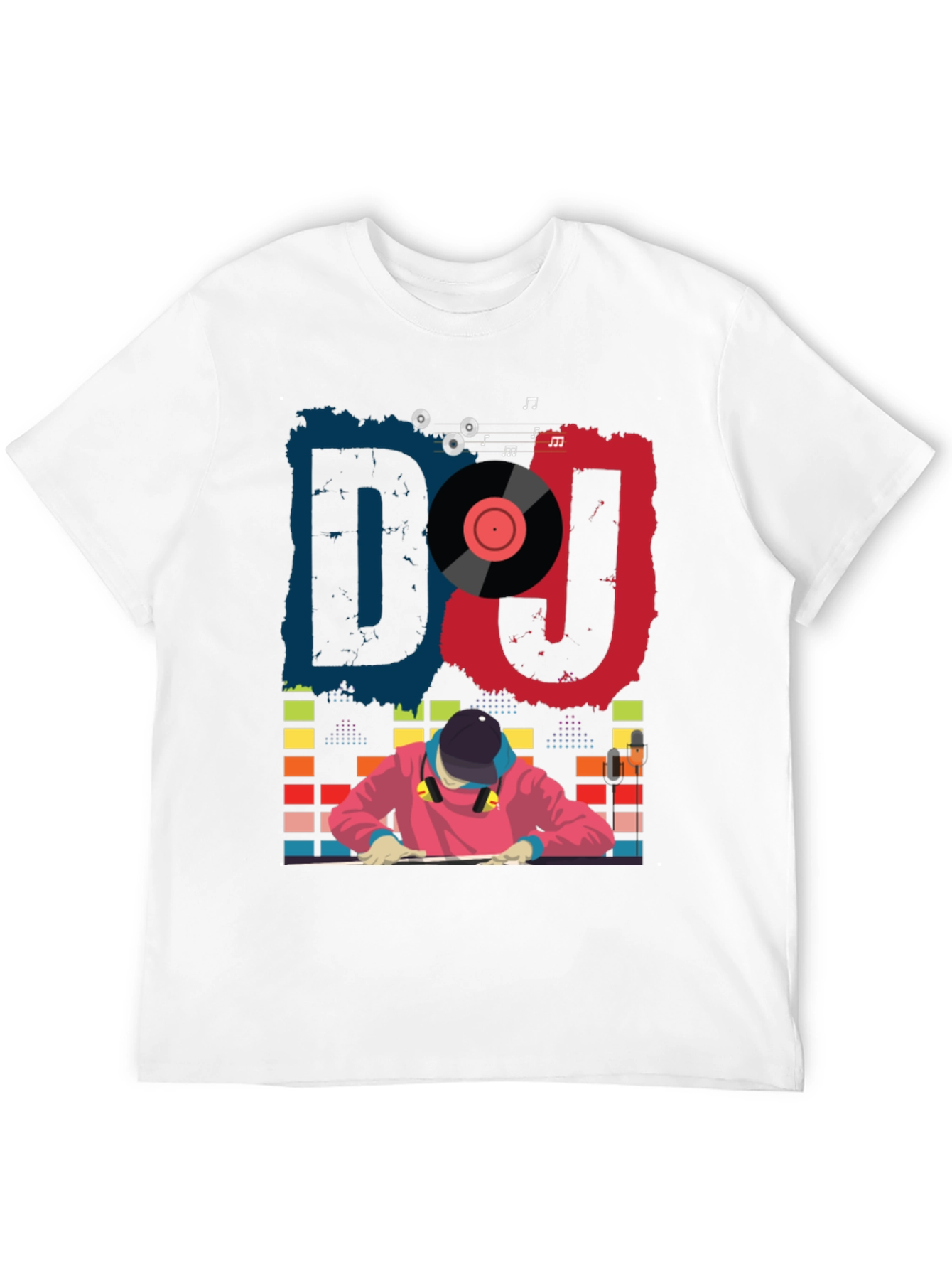 Black DJ Graphic Tee - Cool Music Lover T-Shirt view 12