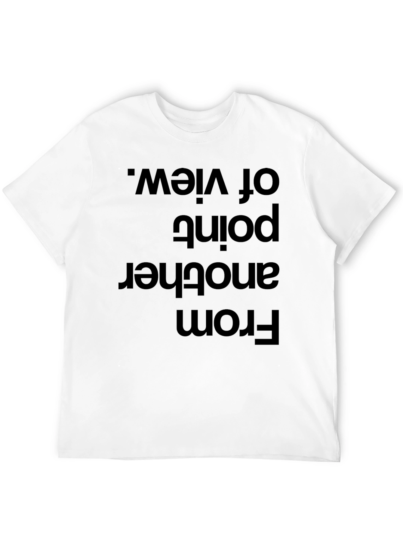 Black Perspective T-Shirt - From Another Point of View view 12