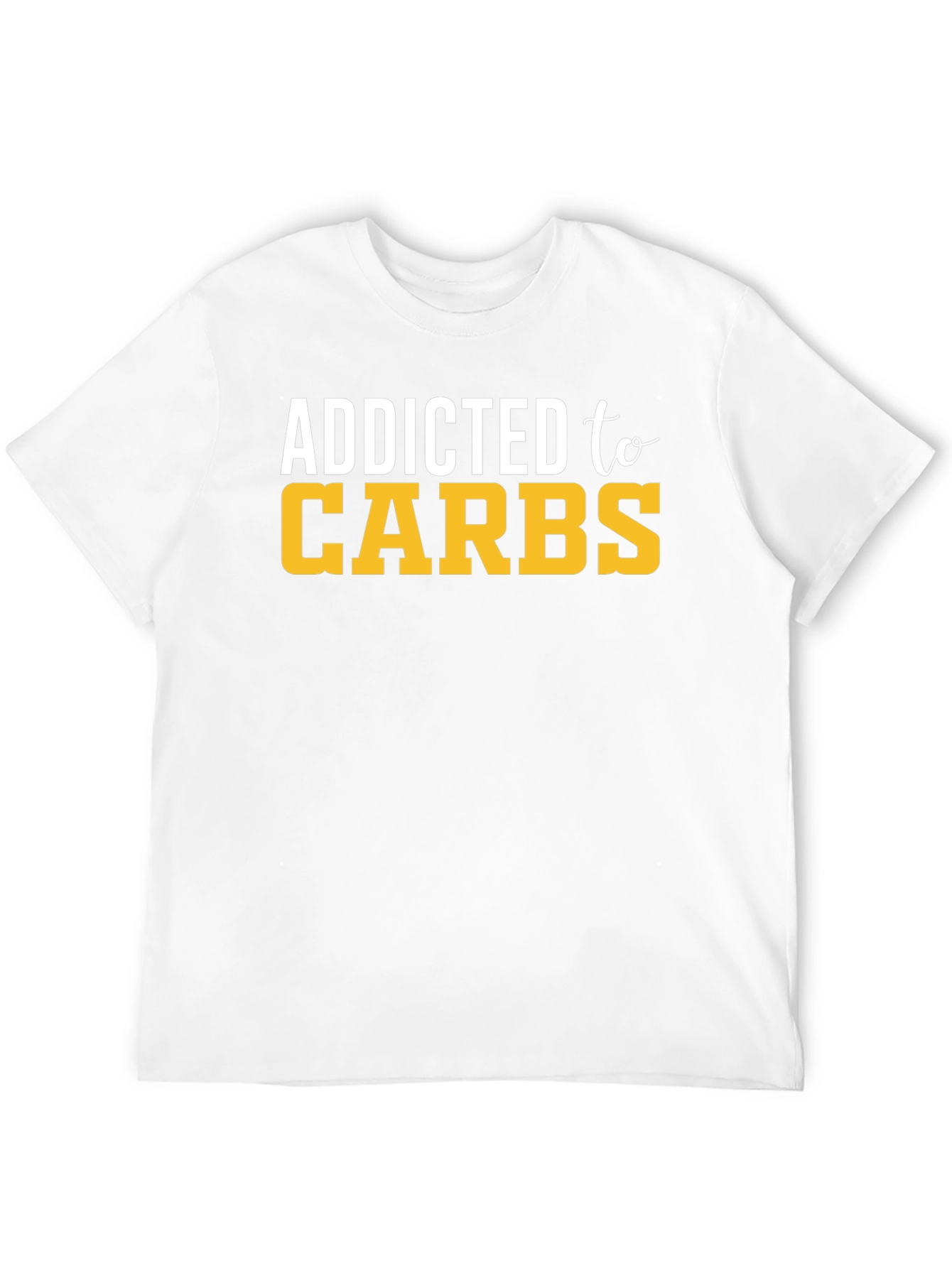 Black Addicted to Carbs Graphic T-Shirt view 12