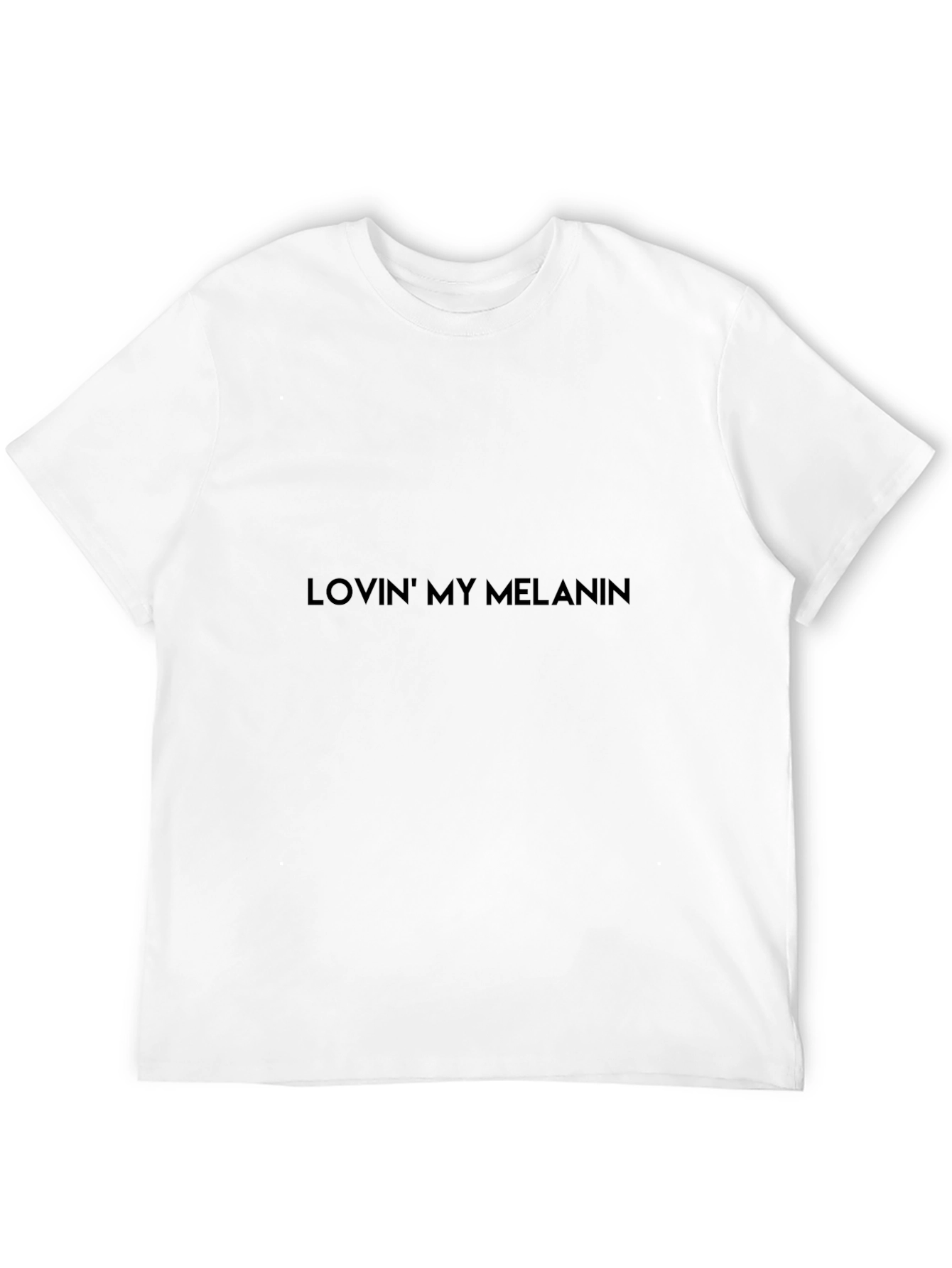 Black Lovin' My Melanin Black Graphic Tee view 12