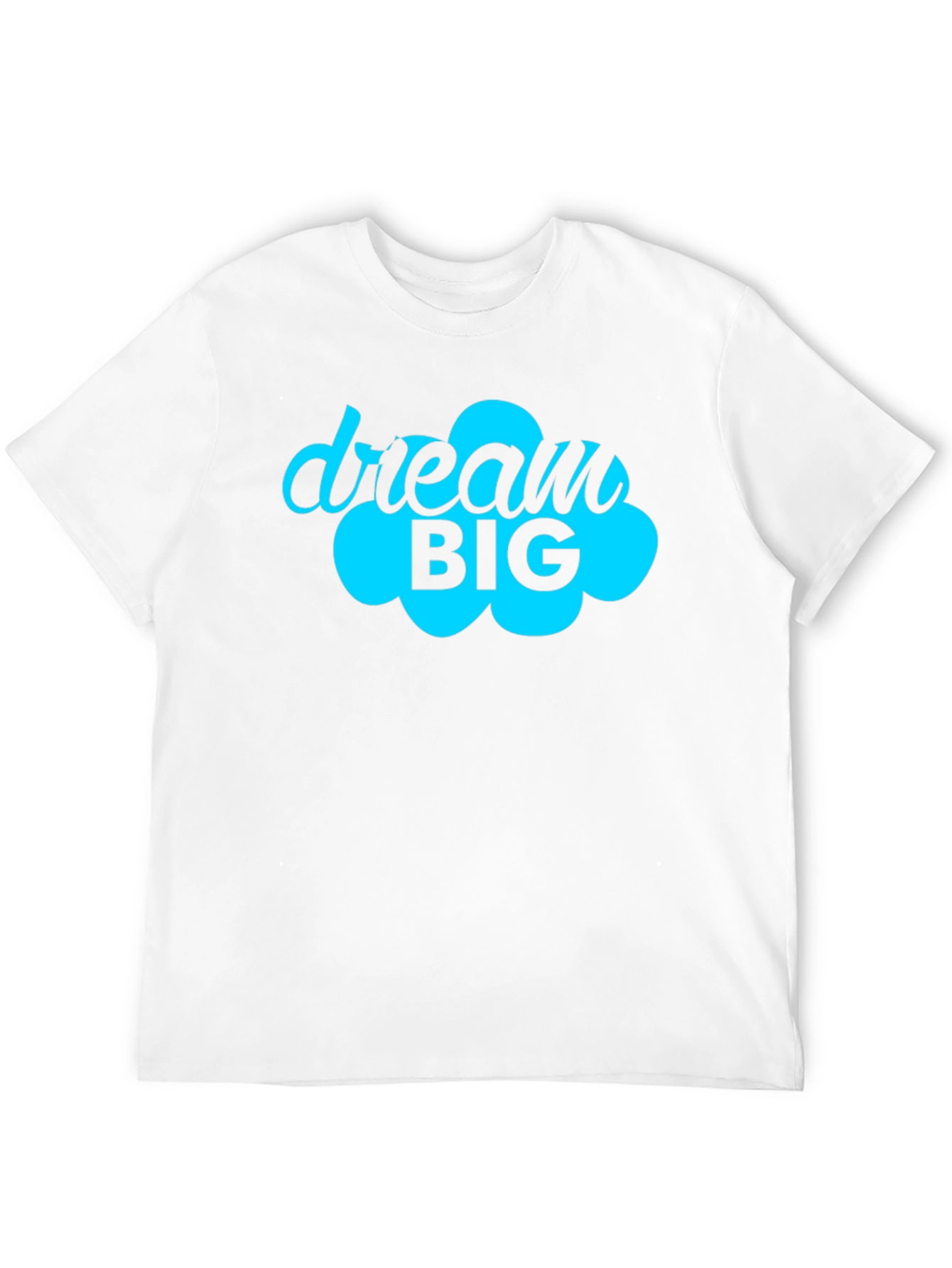 Black Dream Big Graphic Tee - Motivational Black T-Shirt view 12