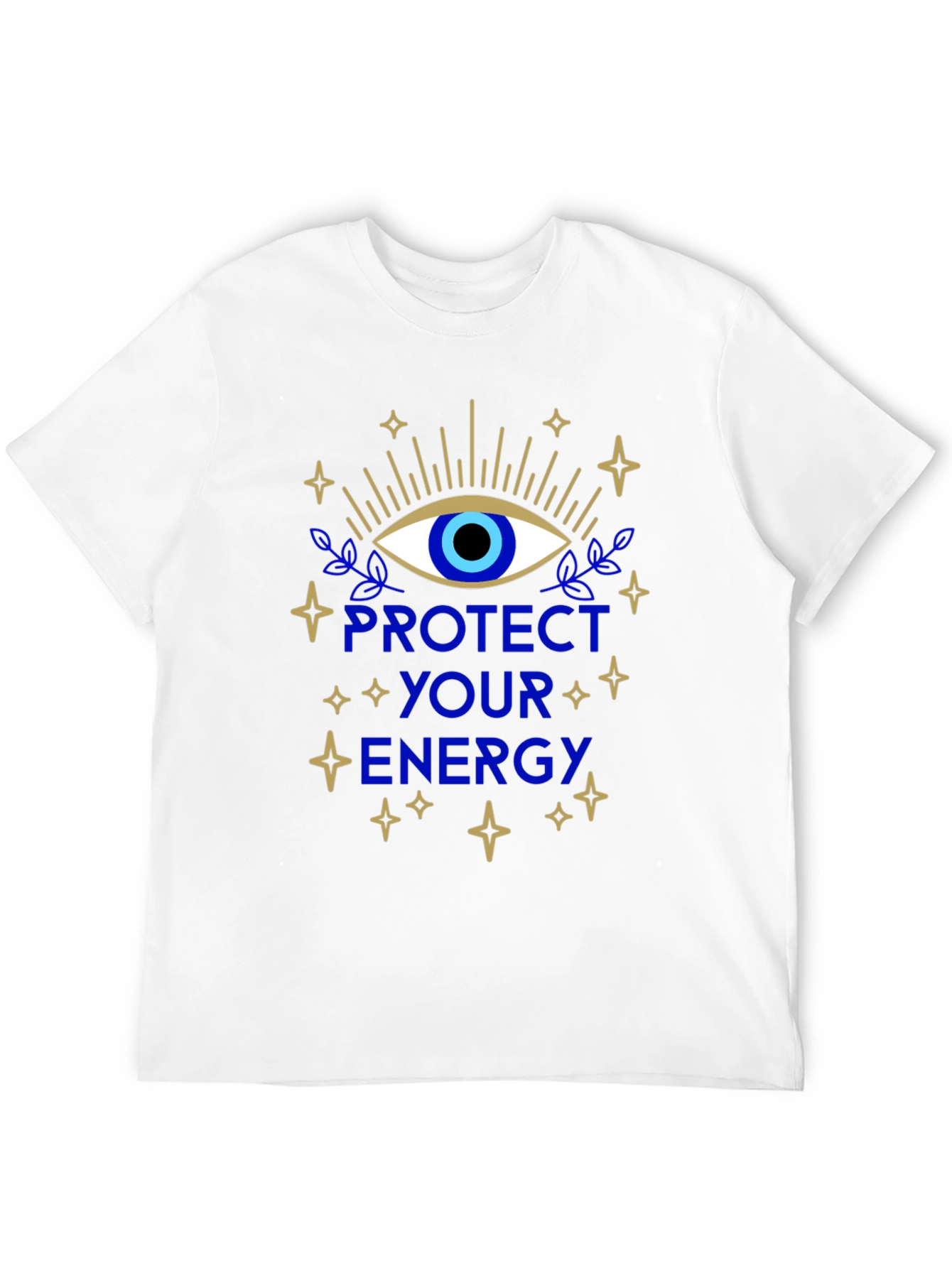 Black Protect Your Energy Graphic T-Shirt view 12