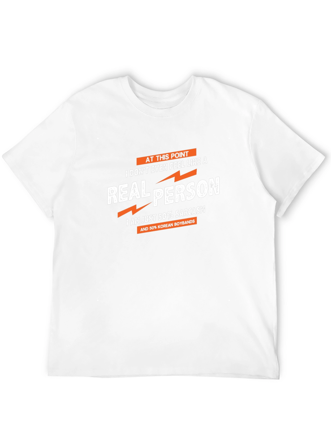 Black Sarcastic Korean Boyband Fan T-Shirt view 12