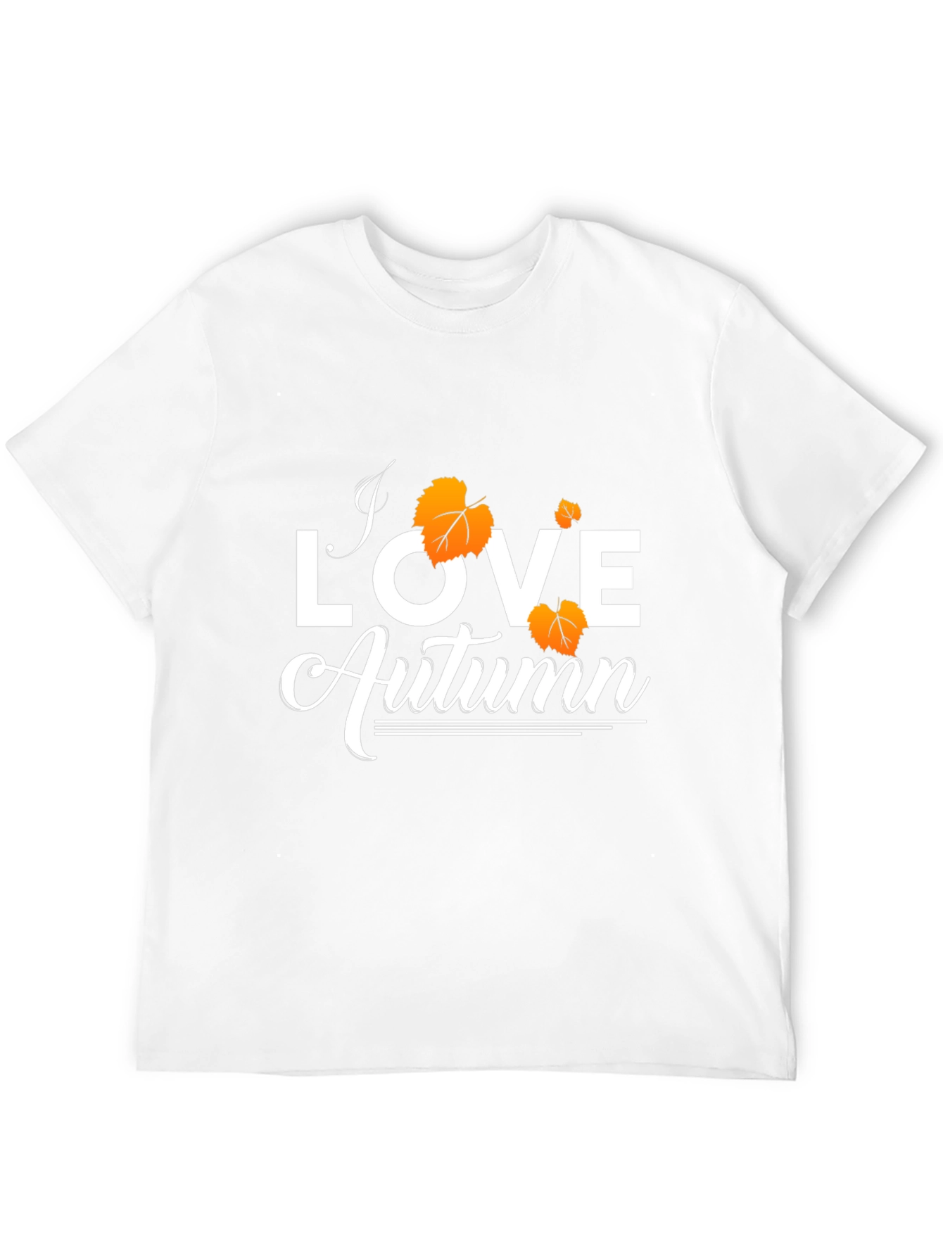 Black I Love Autumn Black Graphic Tee view 12