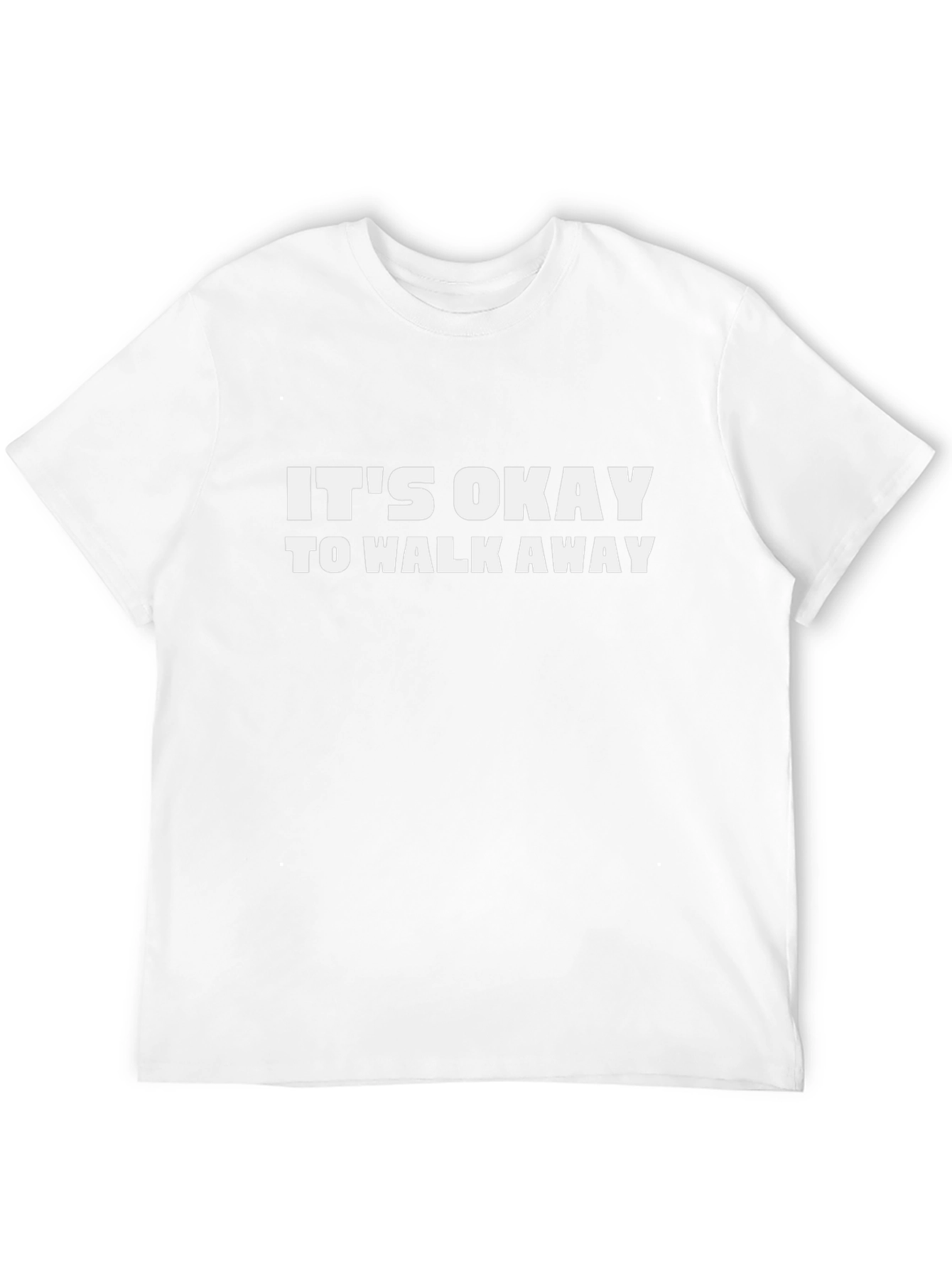 Black It's Okay to Walk Away Graphic Tee view 12