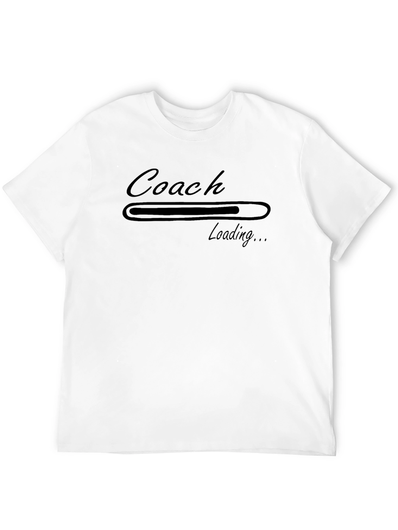Black Coach Loading T-Shirt - Funny Sports Tee view 12