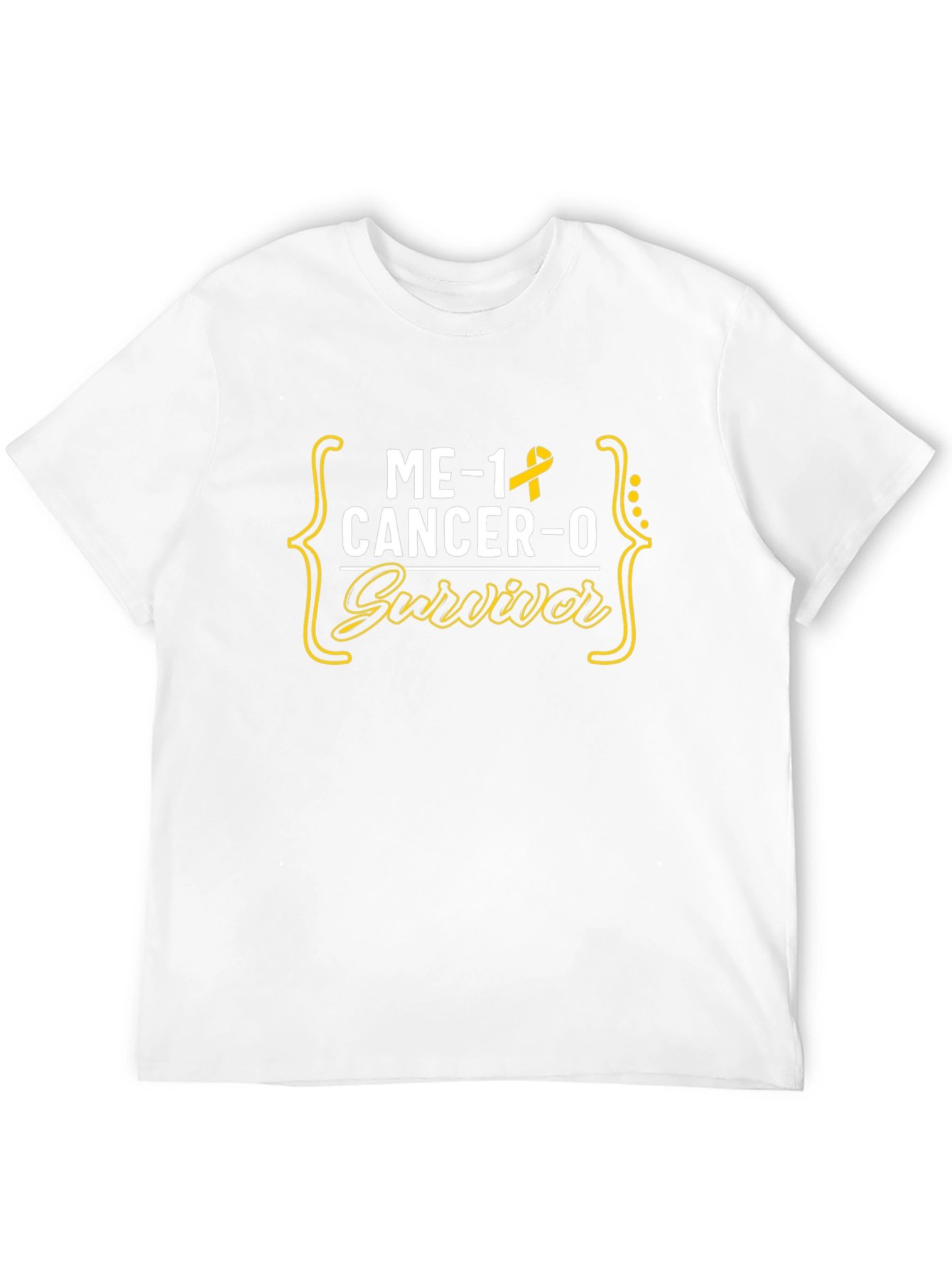 Black Cancer Survivor T-Shirt - Me-1 Cancer-0 view 12