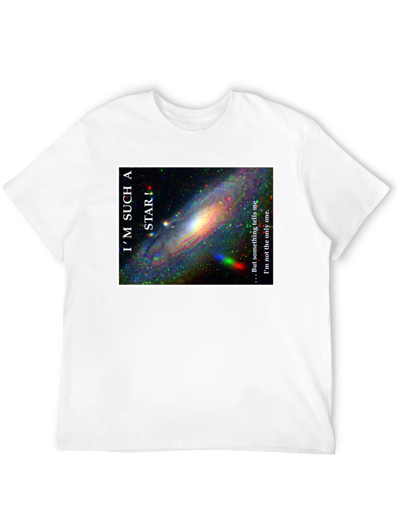 Black I'm Such a Star Galaxy Graphic T-Shirt view 12