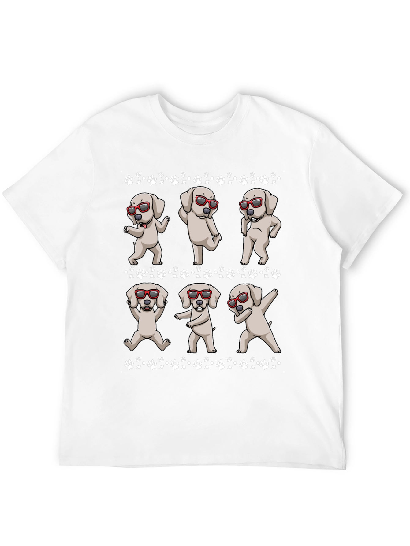 Black Dabbing Dog T-Shirt - Trendy & Fun! view 12