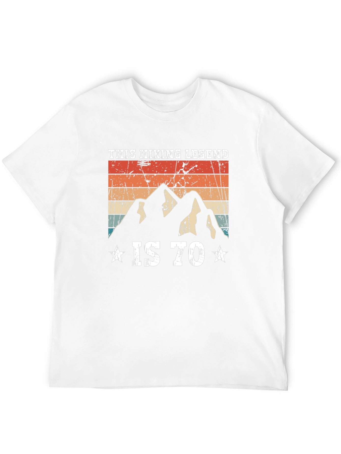 Black Hiking Legend 70th Birthday T-Shirt view 12