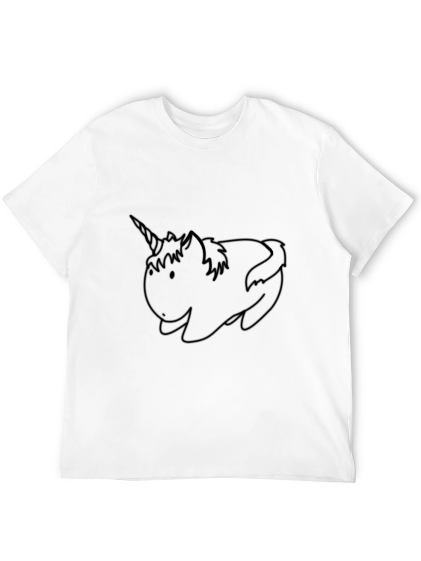 Black Unicorn Graphic Tee - Black Cotton Comfort view 12