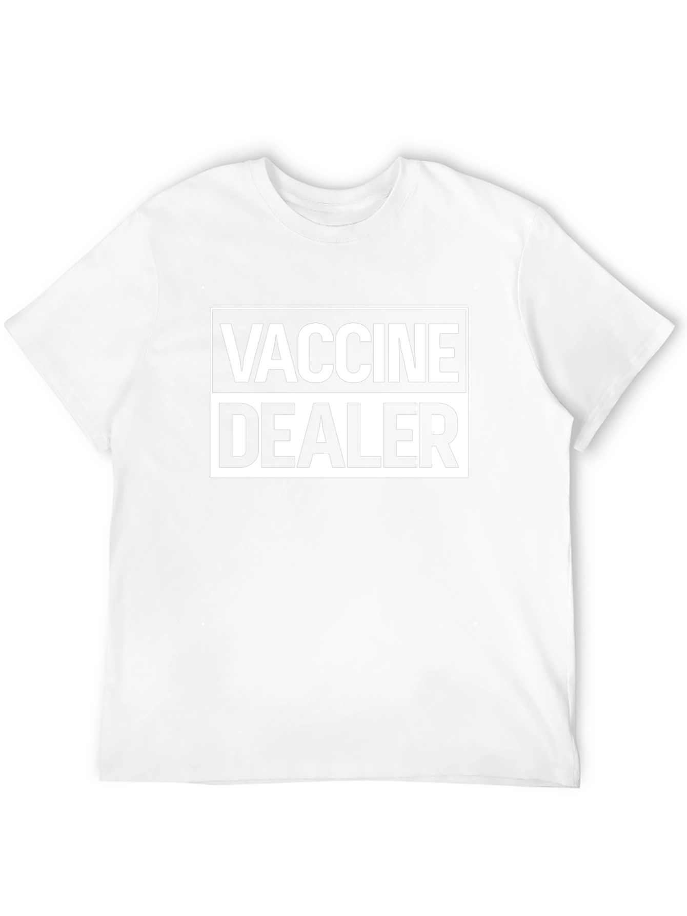 Black Vaccine Dealer Black Graphic T-Shirt view 12