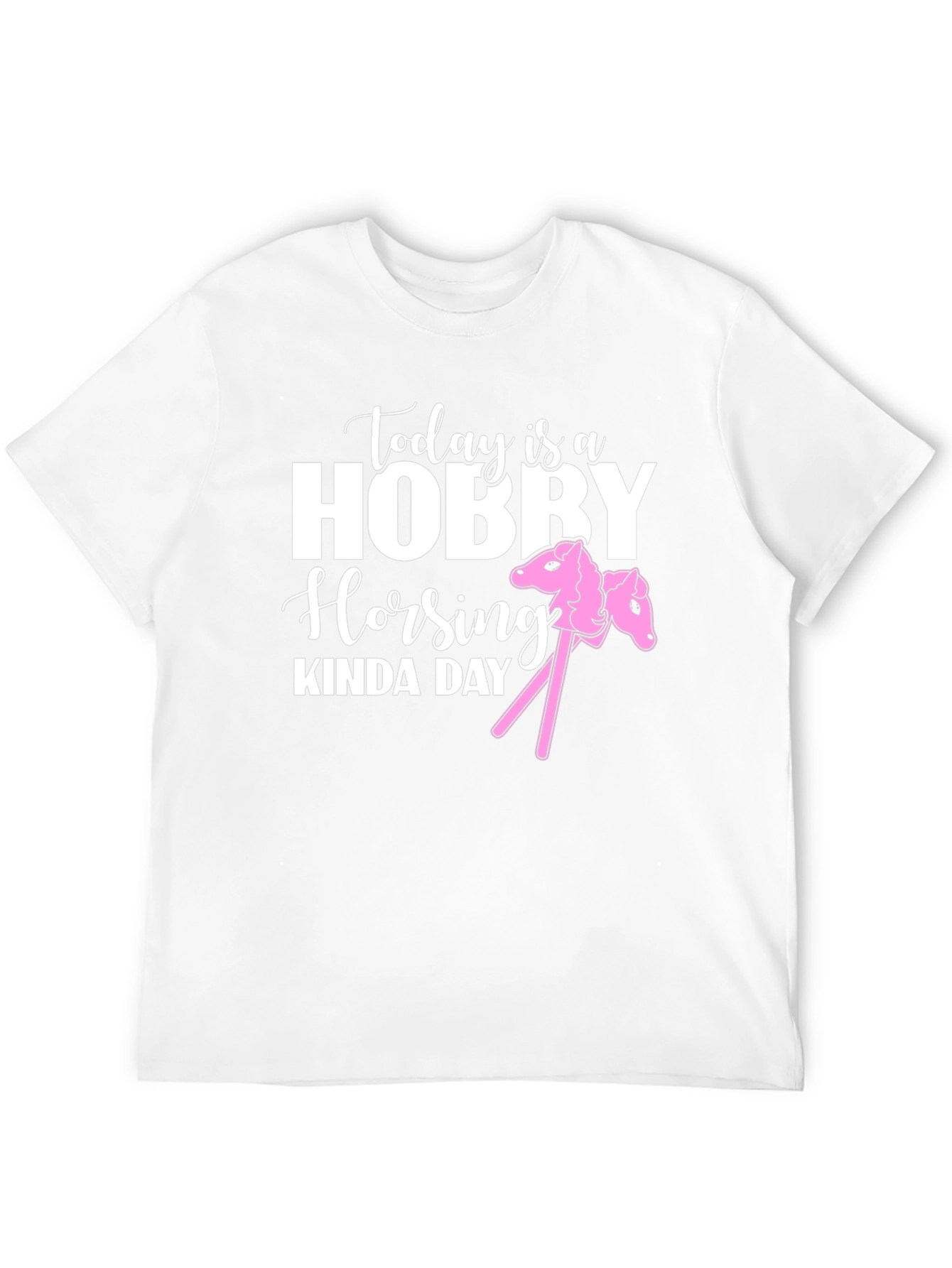 Black Hobby Horsing Kinda Day Graphic Tee view 12