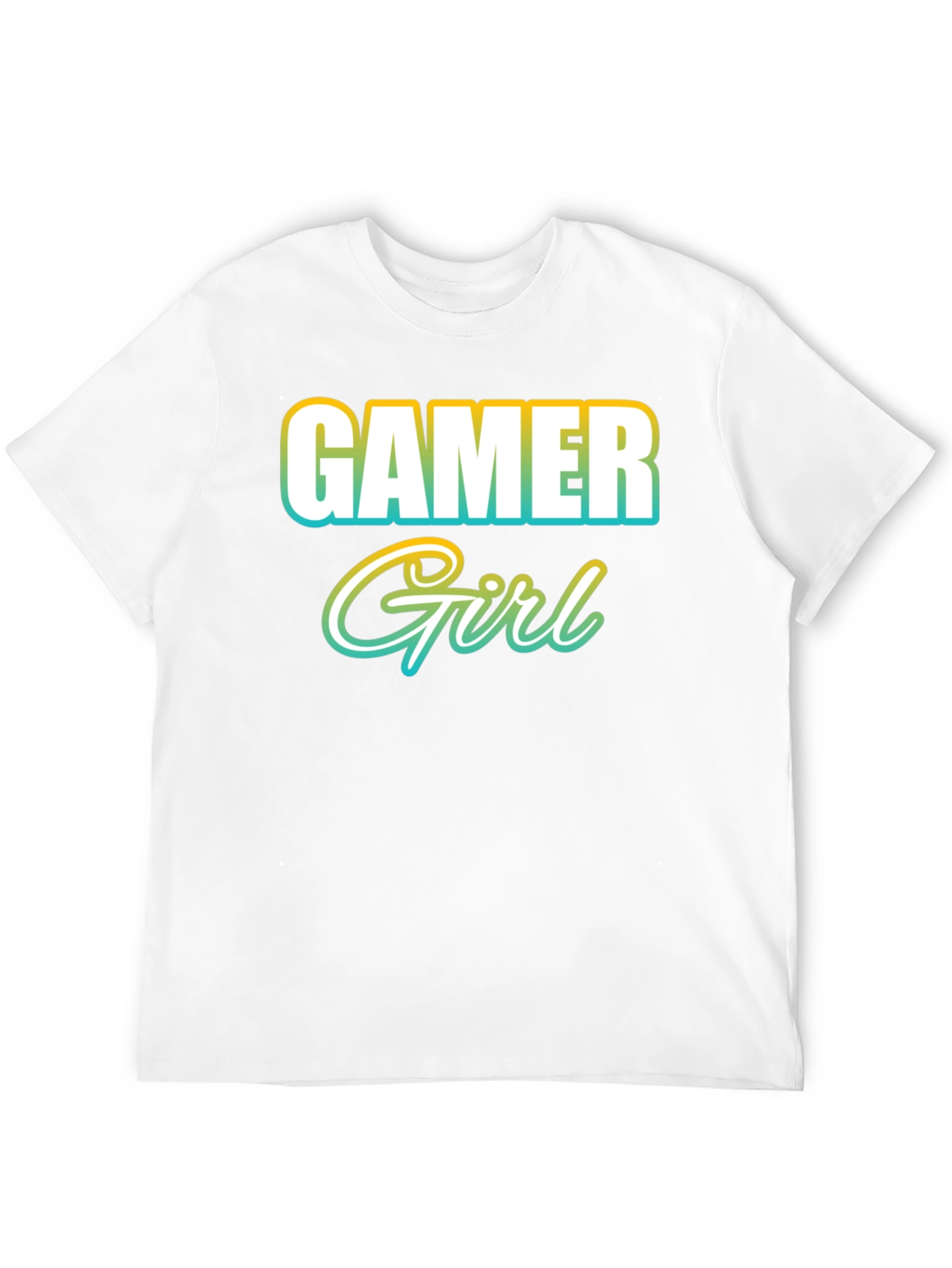Black Gamer Girl T-Shirt - Black view 12
