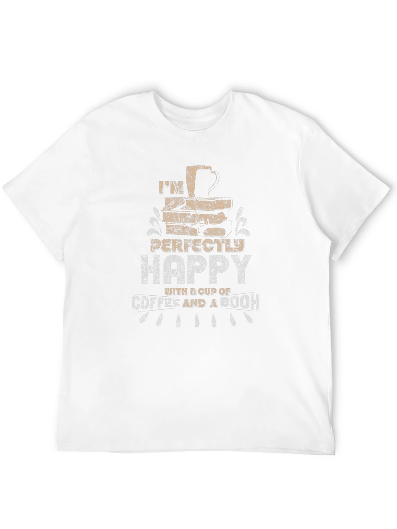 Black Happy Coffee & Book T-Shirt - Relax & Read! view 12