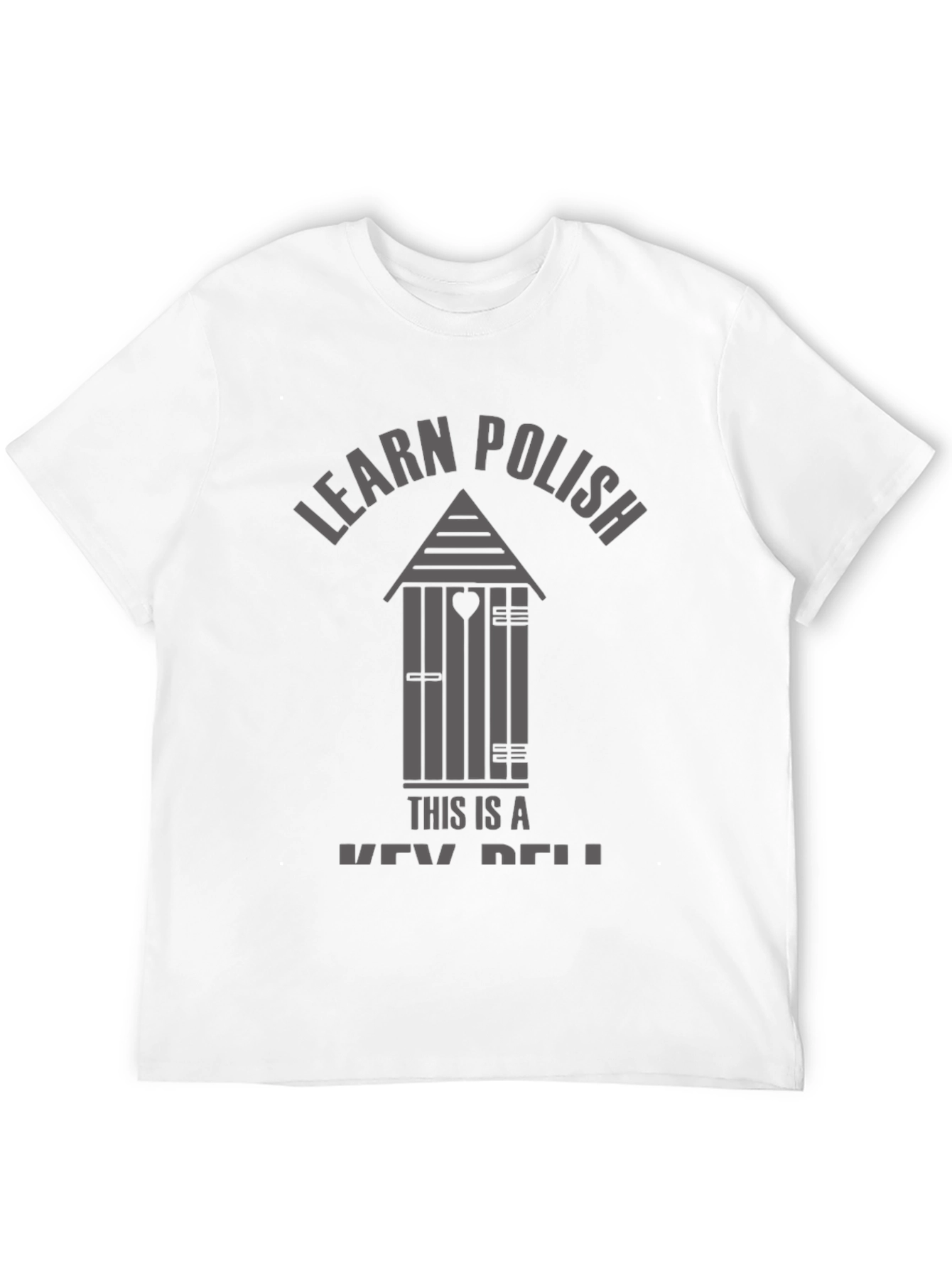 Black Learn Polish Key Bell Graphic Tee view 12