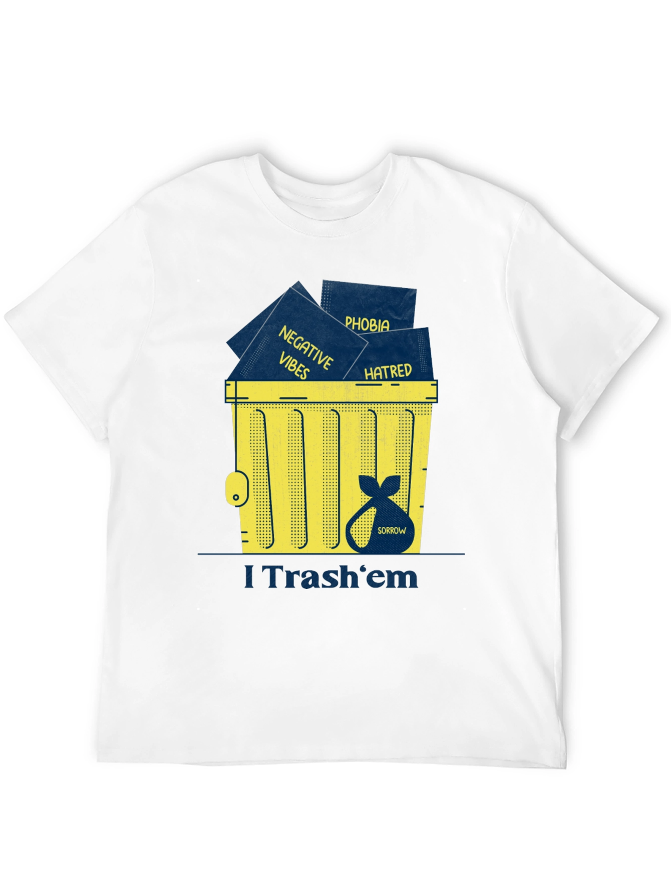 Black I Trash 'em T-Shirt view 12