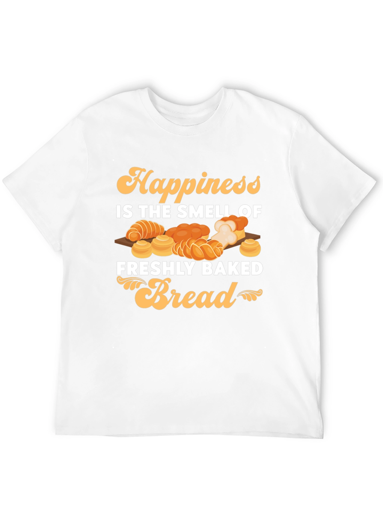 Black Happiness Freshly Baked Bread T-Shirt view 12