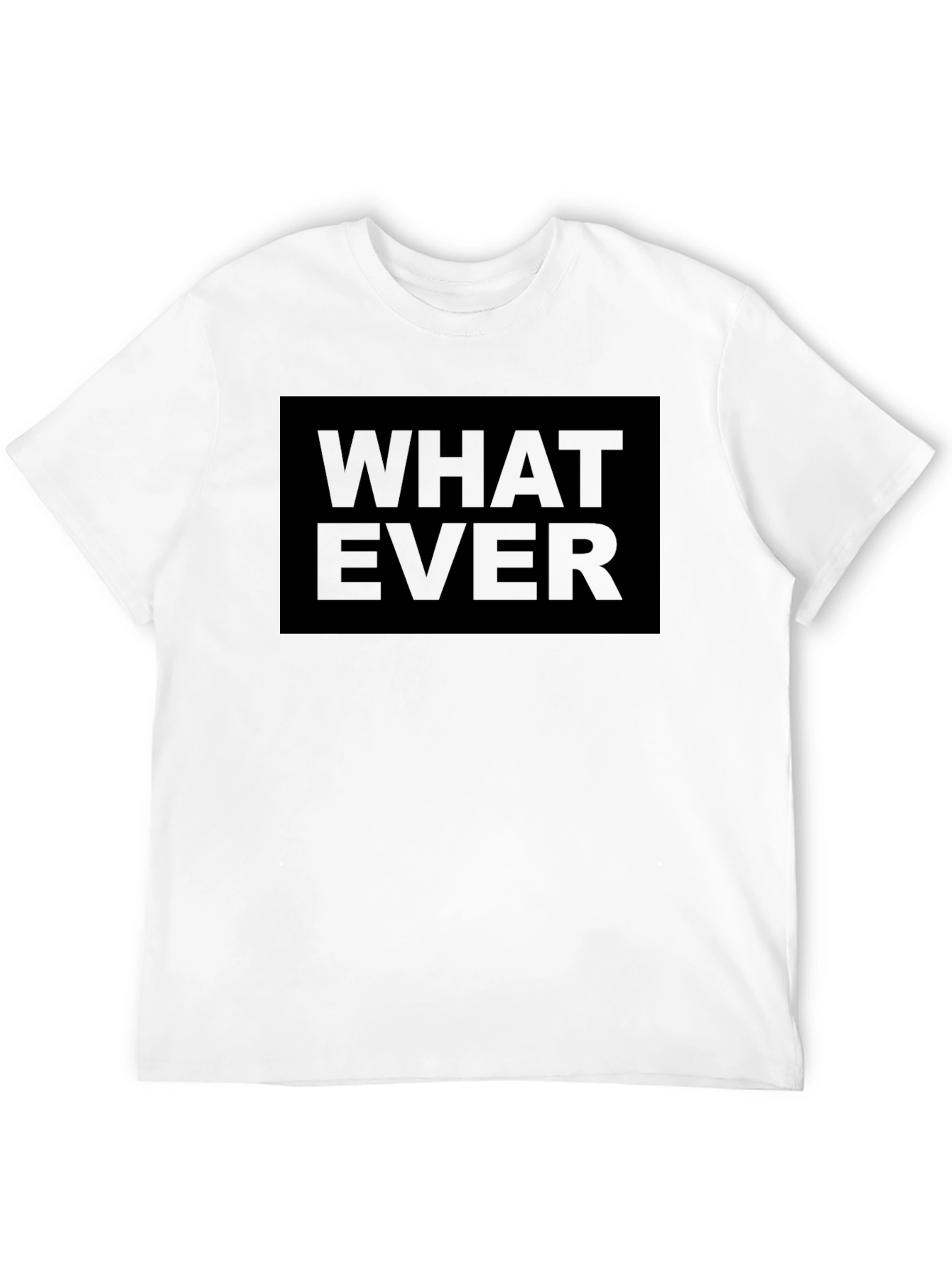 Black Whatever Graphic Tee - Unisex Casual Style view 12