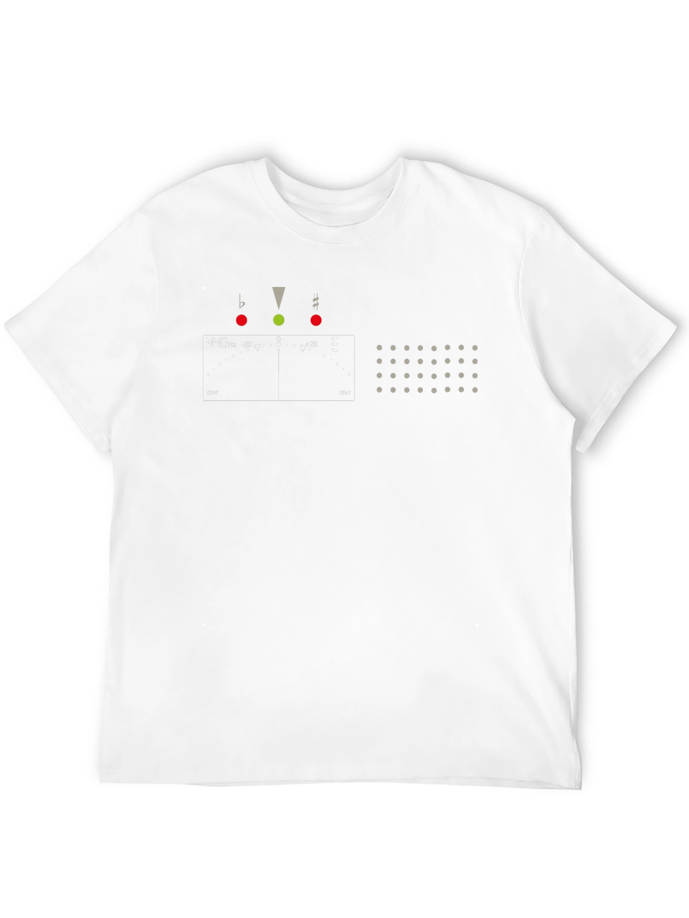 Black Musician's Tuner Graphic T-Shirt - Black view 12