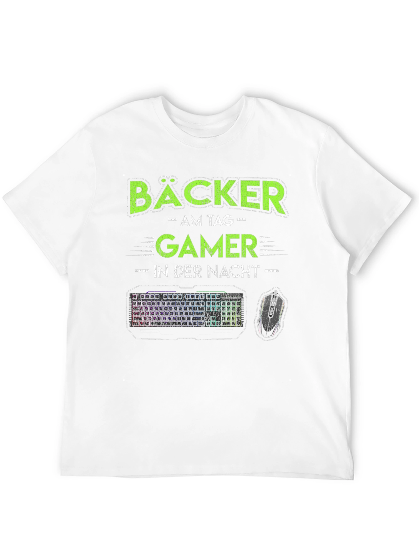 Black Bäcker Gamer T-Shirt - Baker by Day, Gamer by Night! view 12