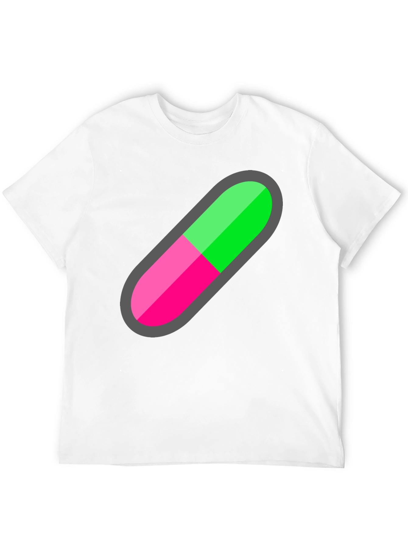 Black Pill Capsule Graphic Tee - Unique Trendy Design view 12