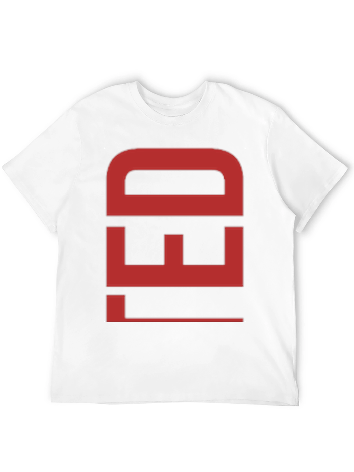 Black Bold Red Graphic Print Black Cotton T-Shirt view 12