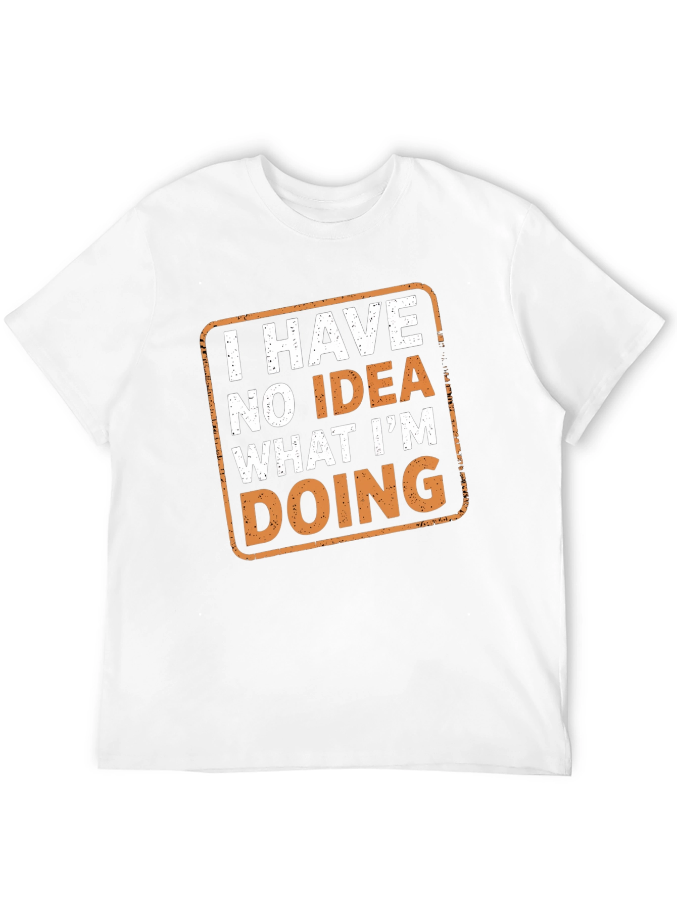 Black Funny "No Idea" Graphic T-Shirt view 12