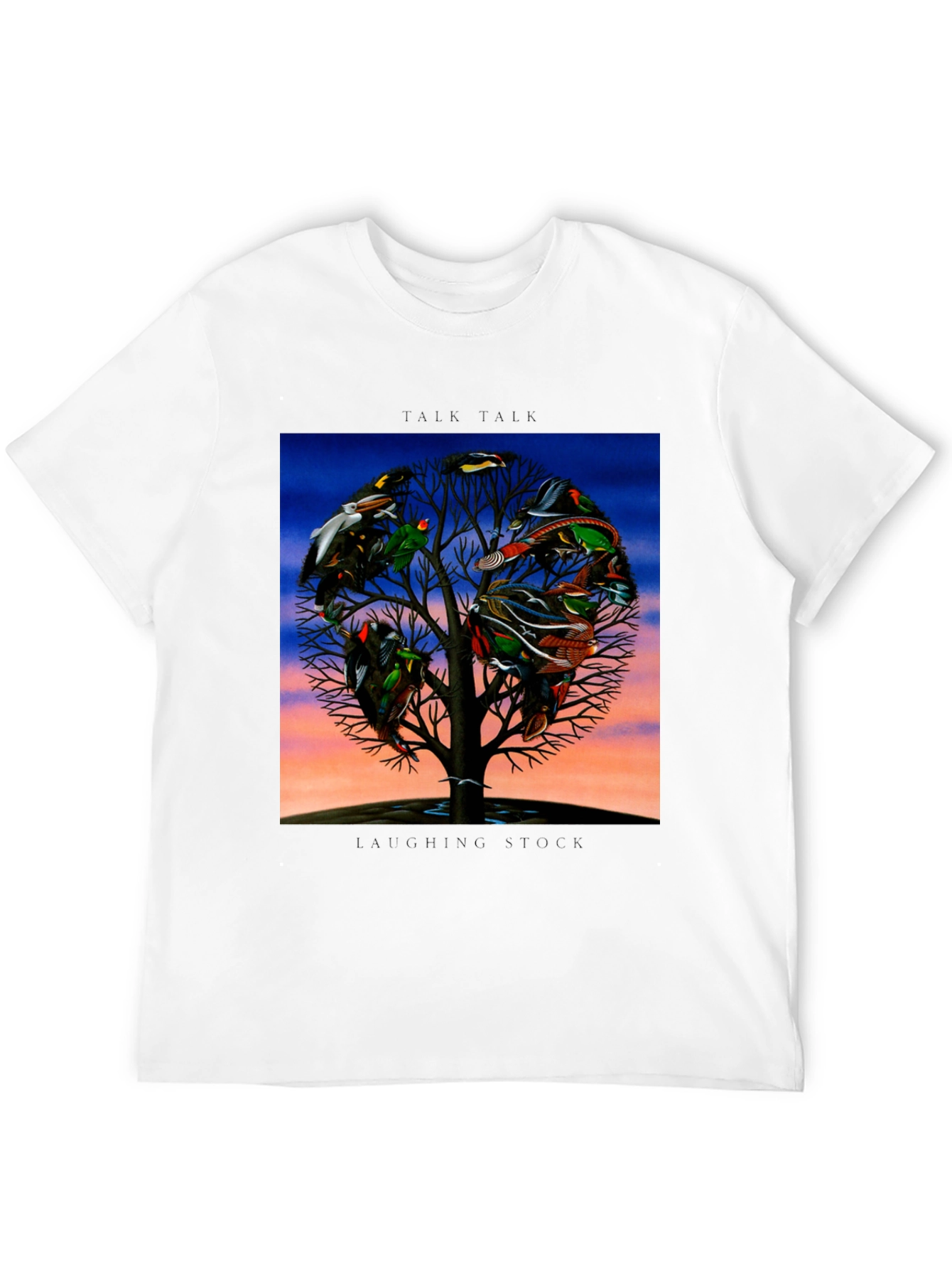Black Bird Tree Graphic T-Shirt view 12