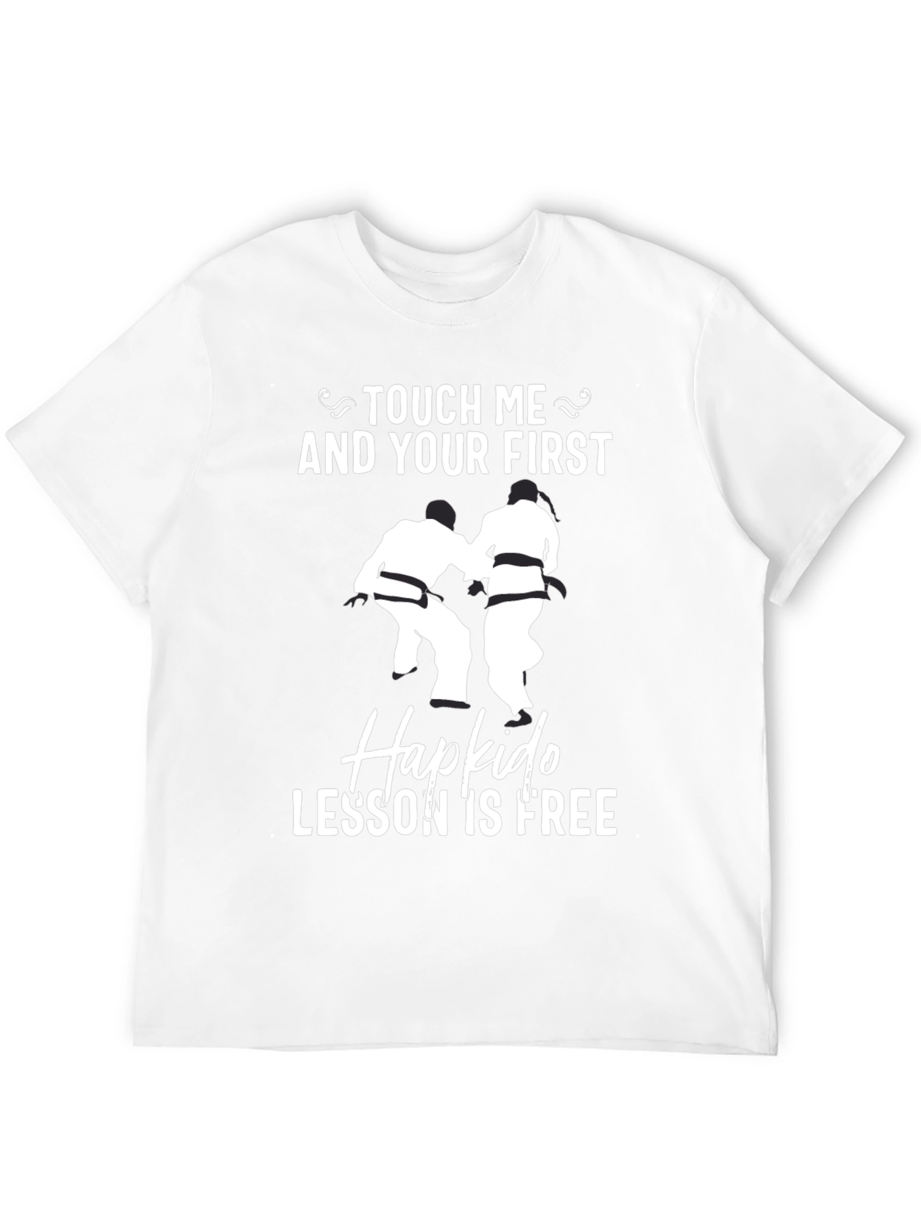 Black Hapkido Lesson Funny Graphic Tee view 12