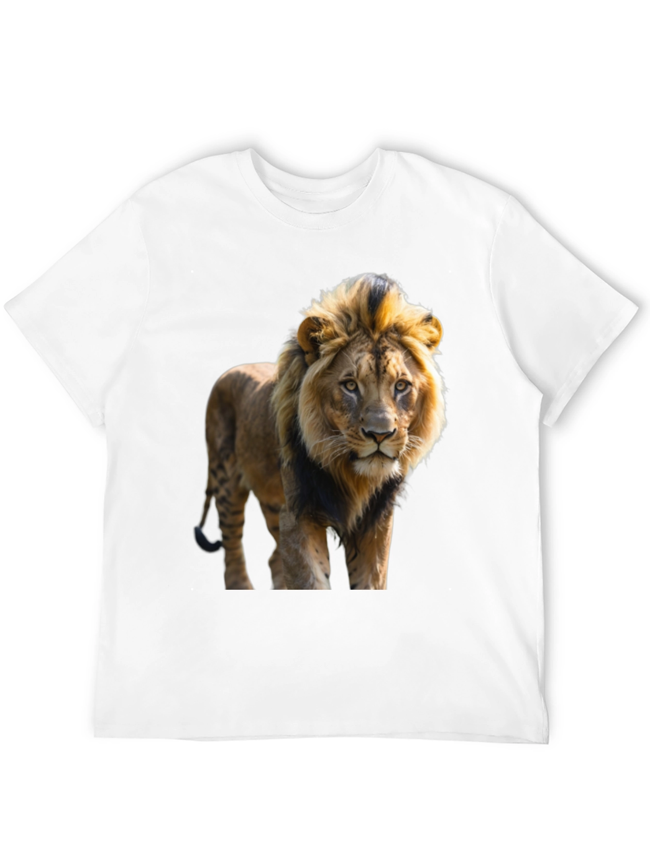 Black Lion Graphic Tee - Men's Black T-Shirt view 12