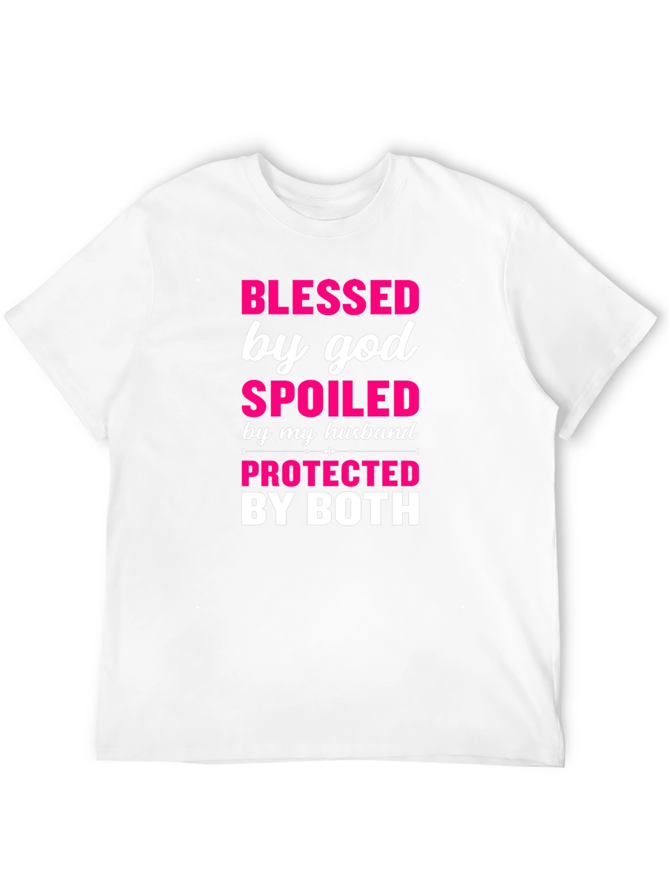 Black Blessed Spoiled Protected Graphic Tee view 12