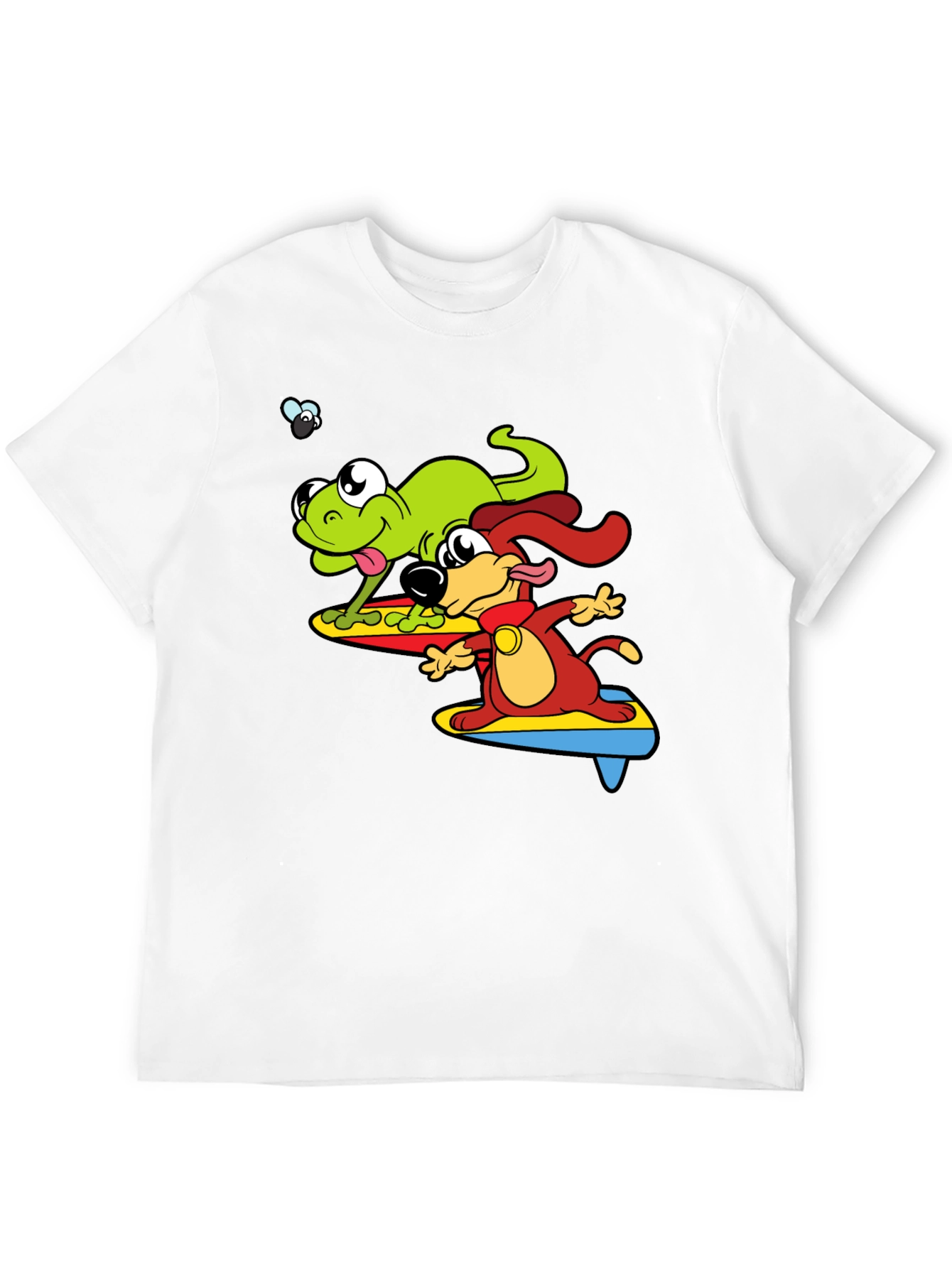 Black Surf's Up! Frog & Dog Graphic Tee view 12