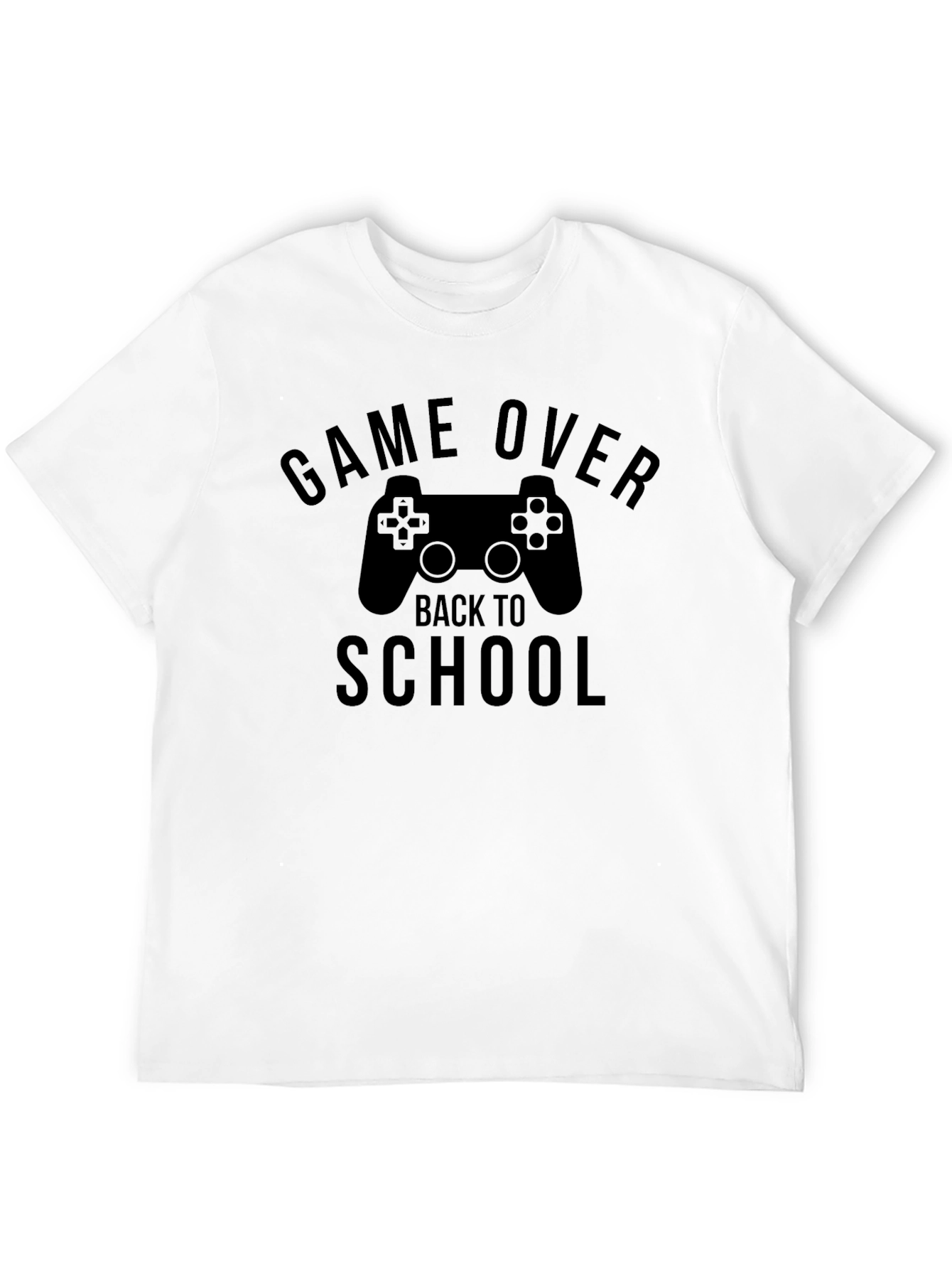 Black Game Over Back to School T-Shirt view 12