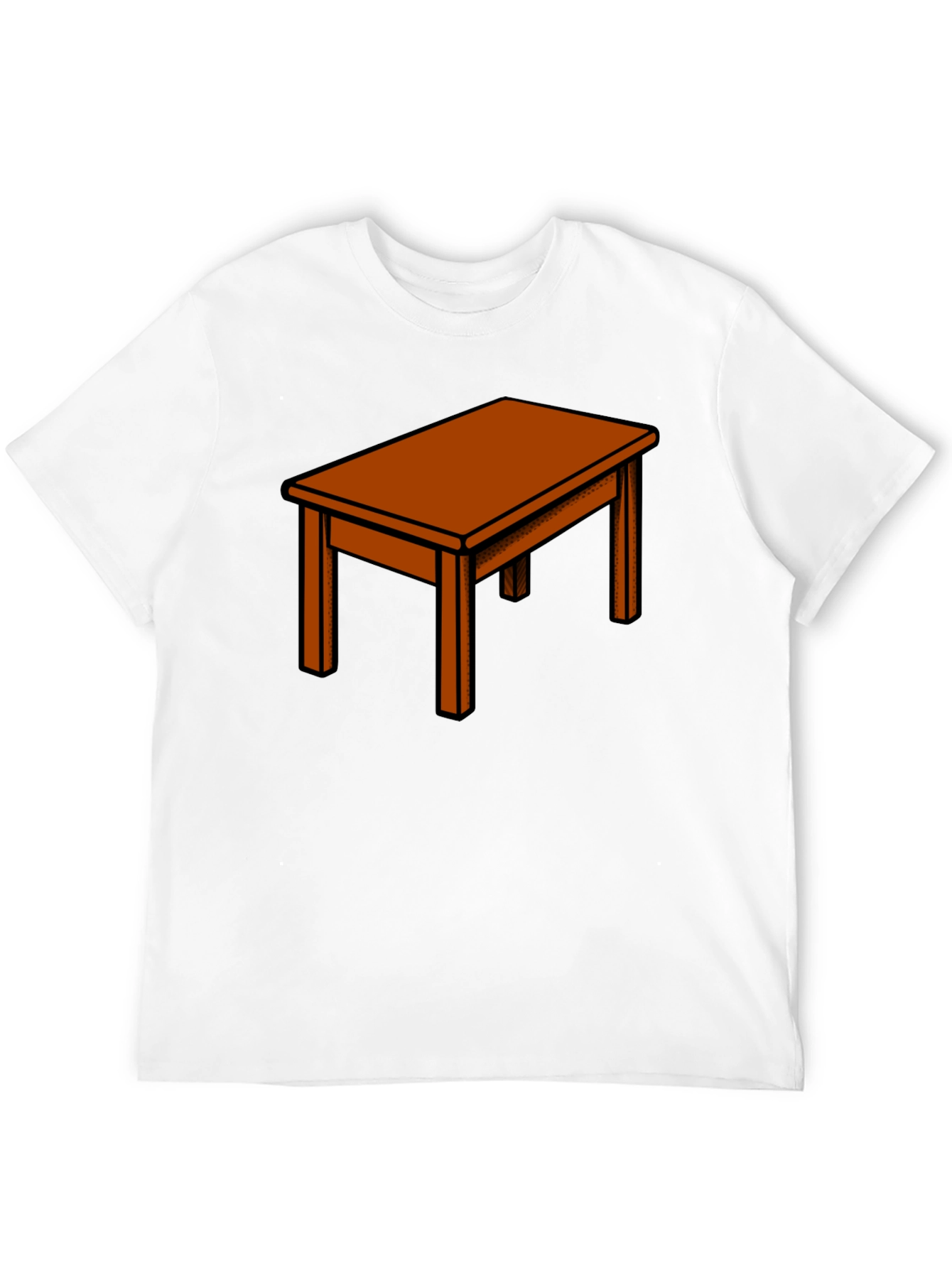 Black Table Graphic Tee - Unique Design view 12