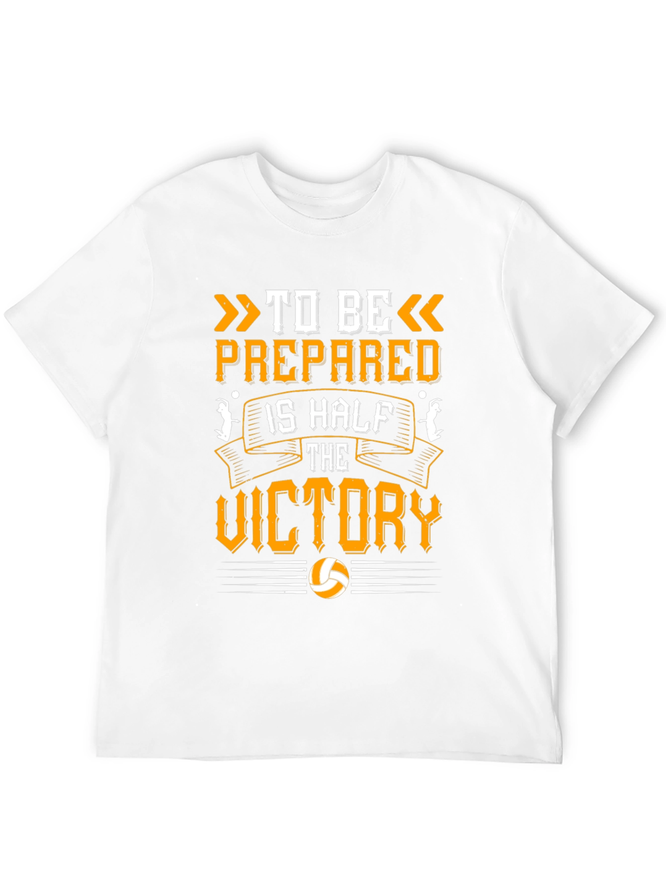 Black Volleyball T-Shirt: Be Prepared for Victory view 12