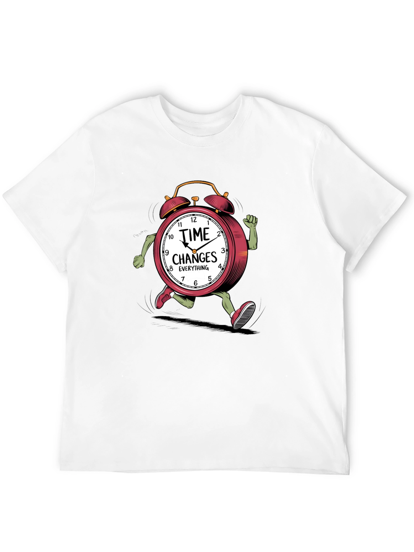 Black Time Changes Everything Graphic Tee view 12