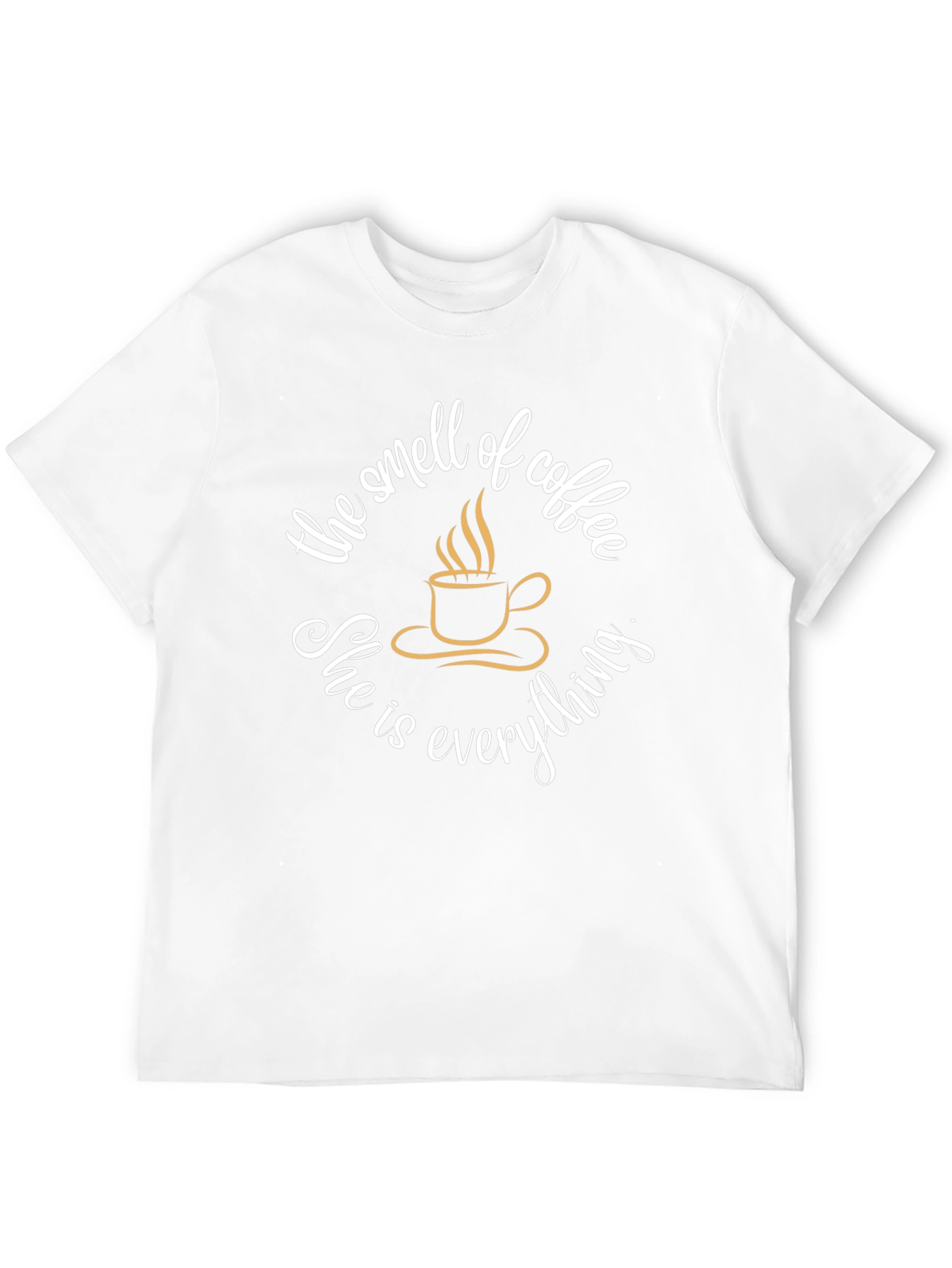 Black Coffee Lover T-Shirt - The Smell of Coffee, She is Everything view 12