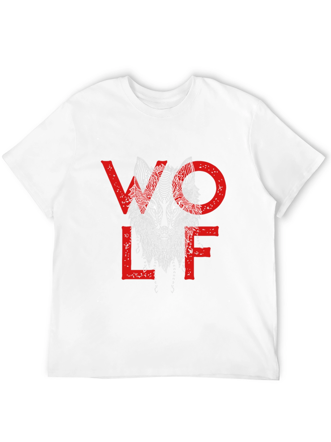 Black Wolf Graphic Print Black Tee view 12