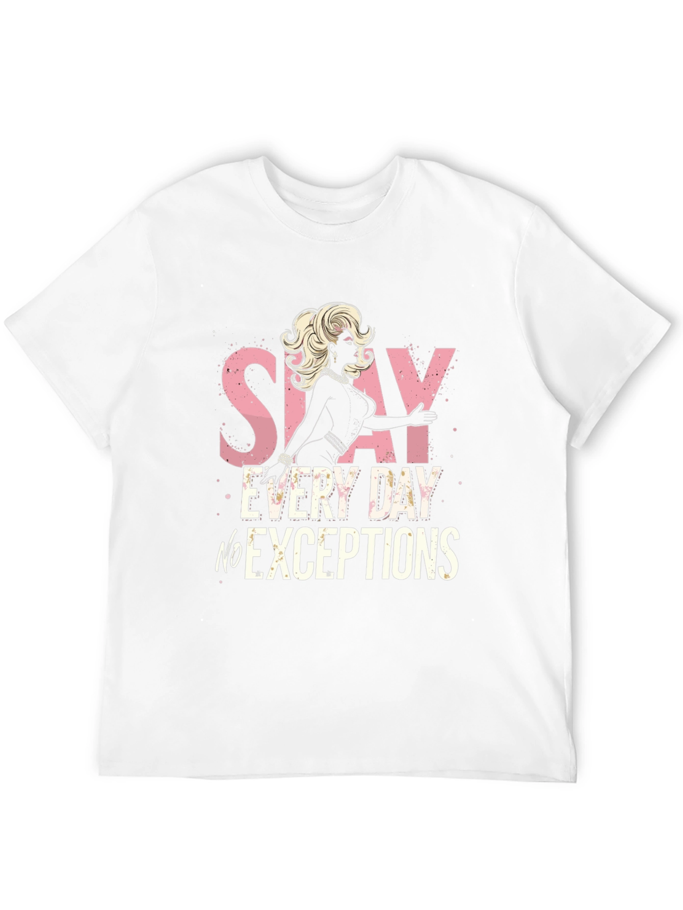 Black Slay Every Day Black Graphic T-Shirt view 12