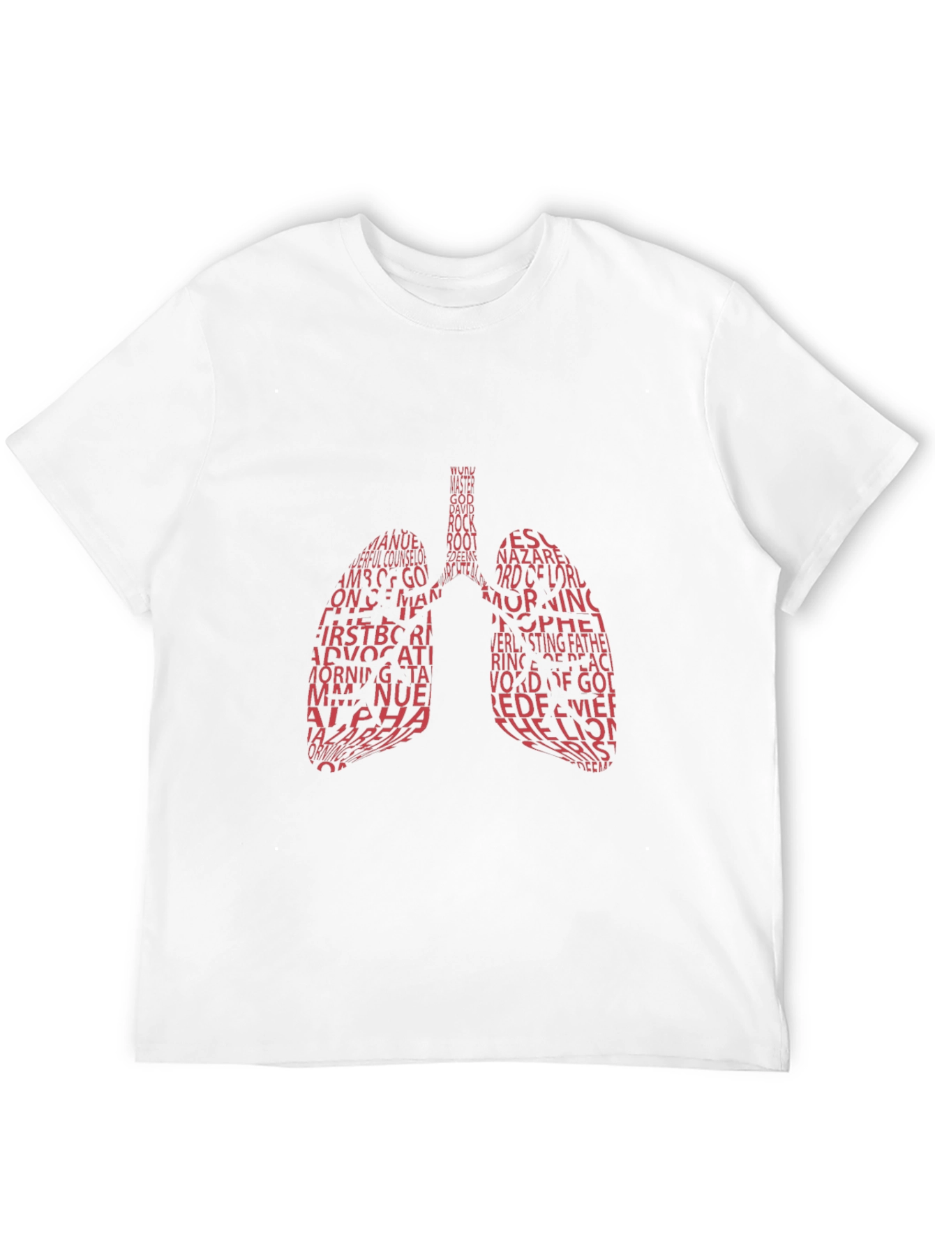 Black Lung Word Art Graphic Tee view 12