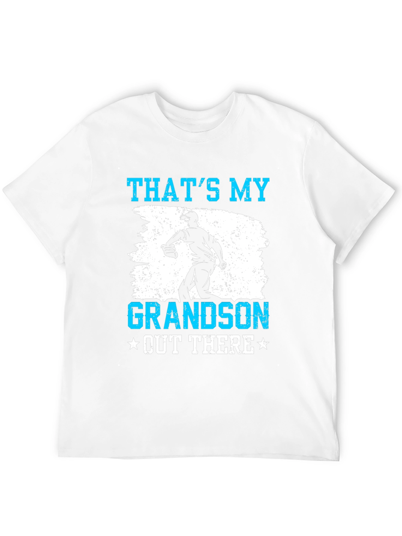 Black That's My Grandson Baseball T-Shirt view 12