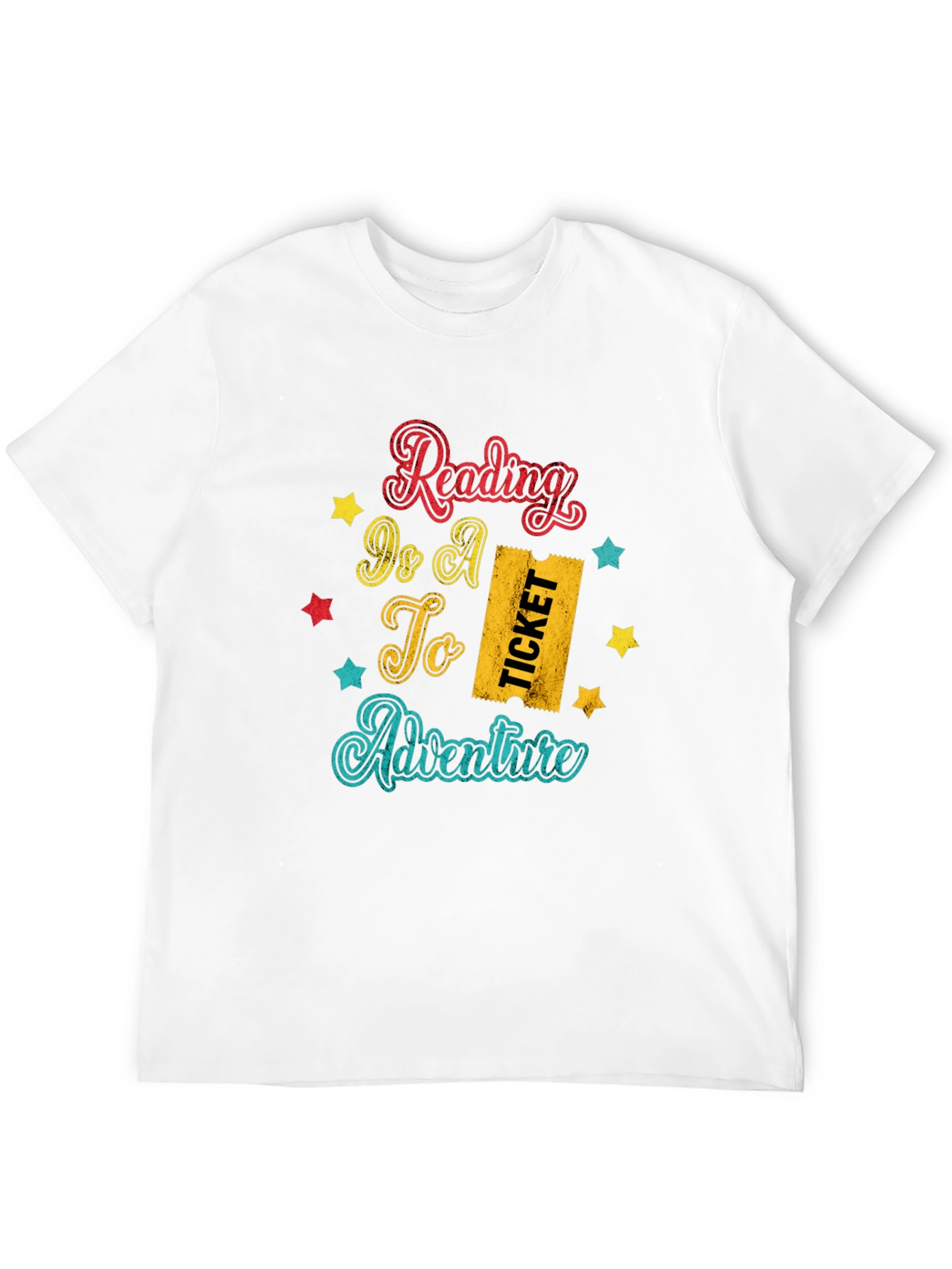 Black Reading Is a Ticket to Adventure Graphic Tee view 12