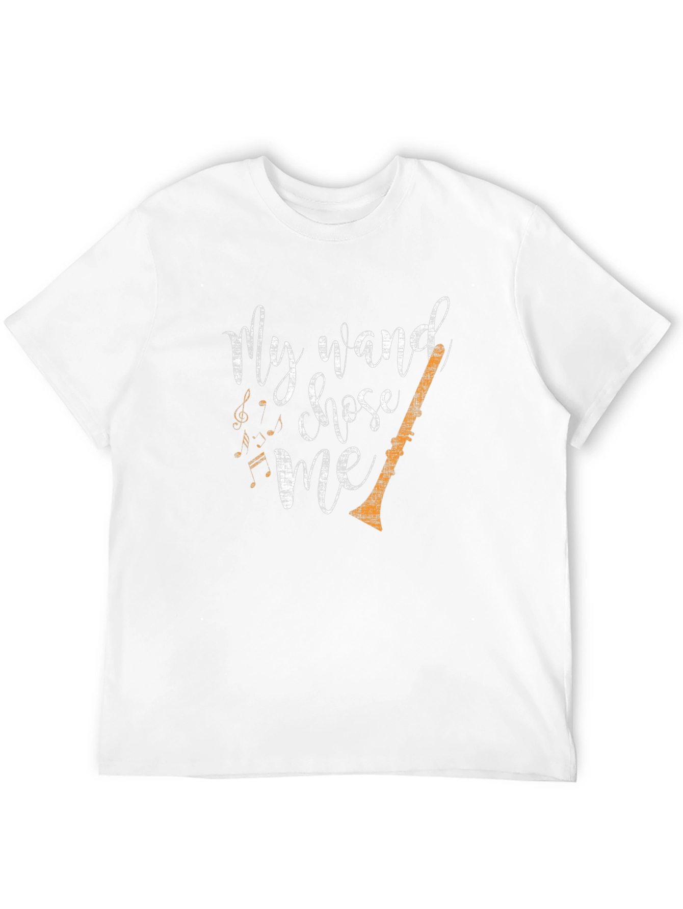 Black My Wand Chose Me T-Shirt Musician Clarinet Gift view 12