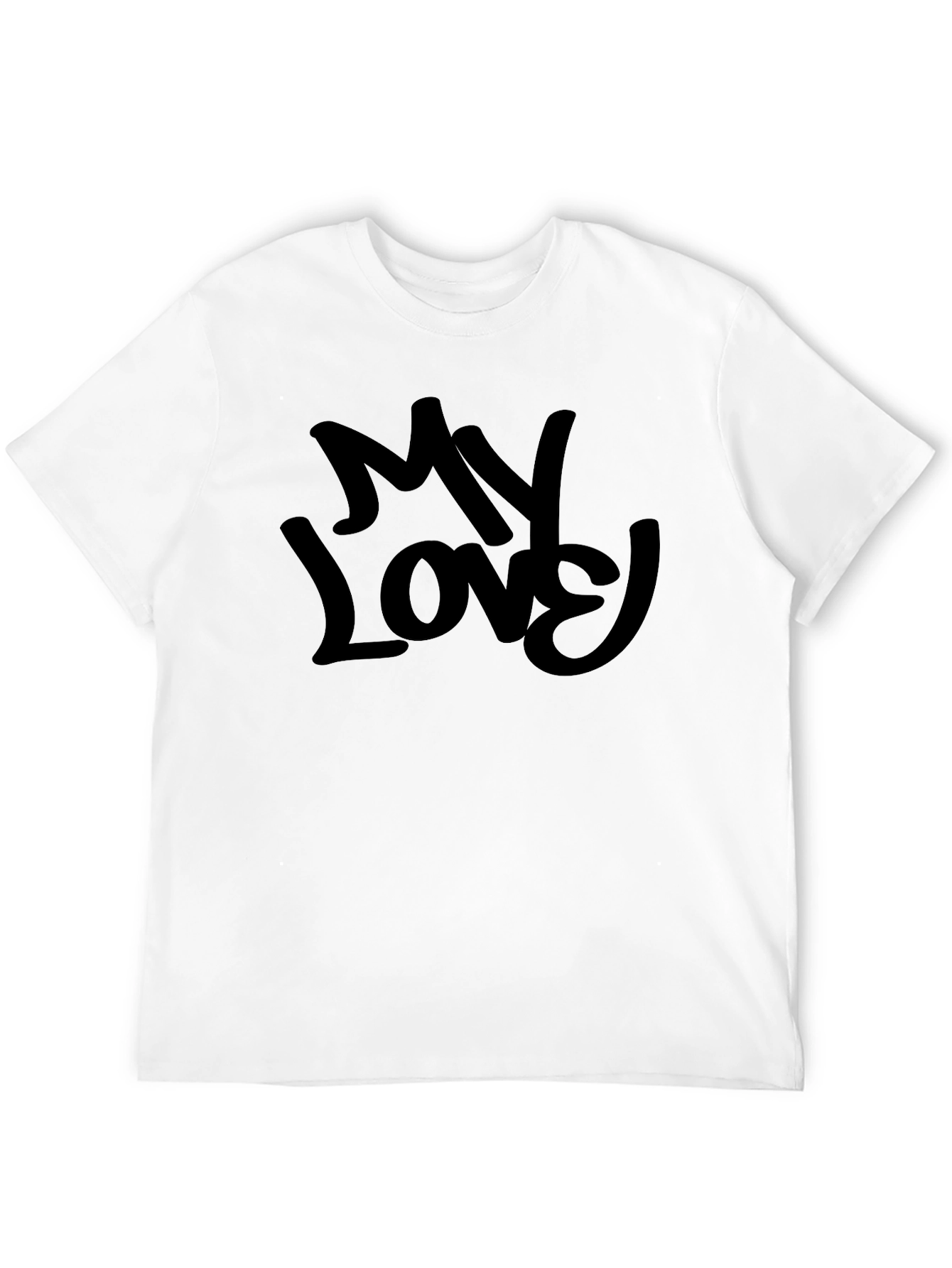 Black My Love Black Graphic Tee view 12