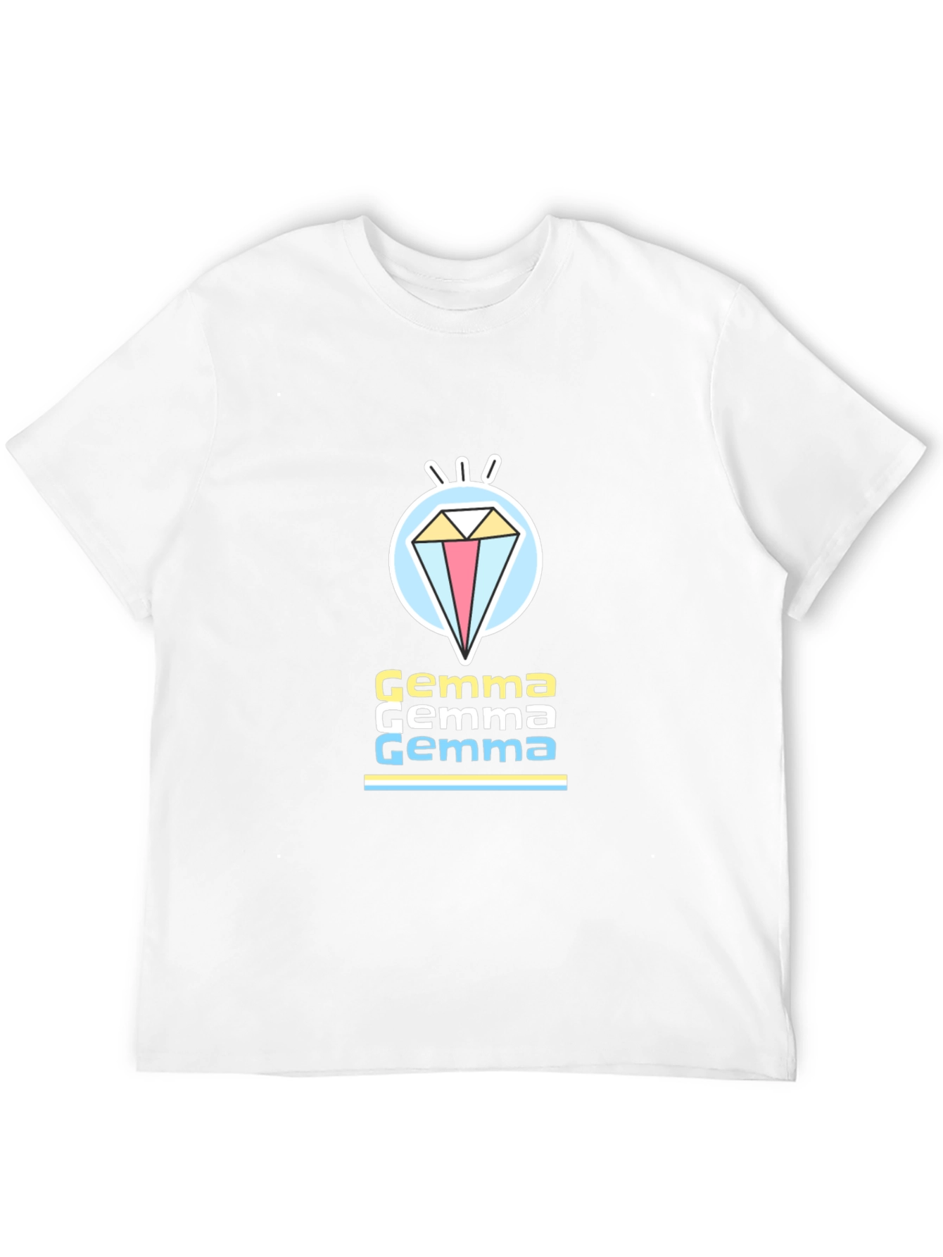 Black Gemma Diamond Graphic T-Shirt - Black view 12