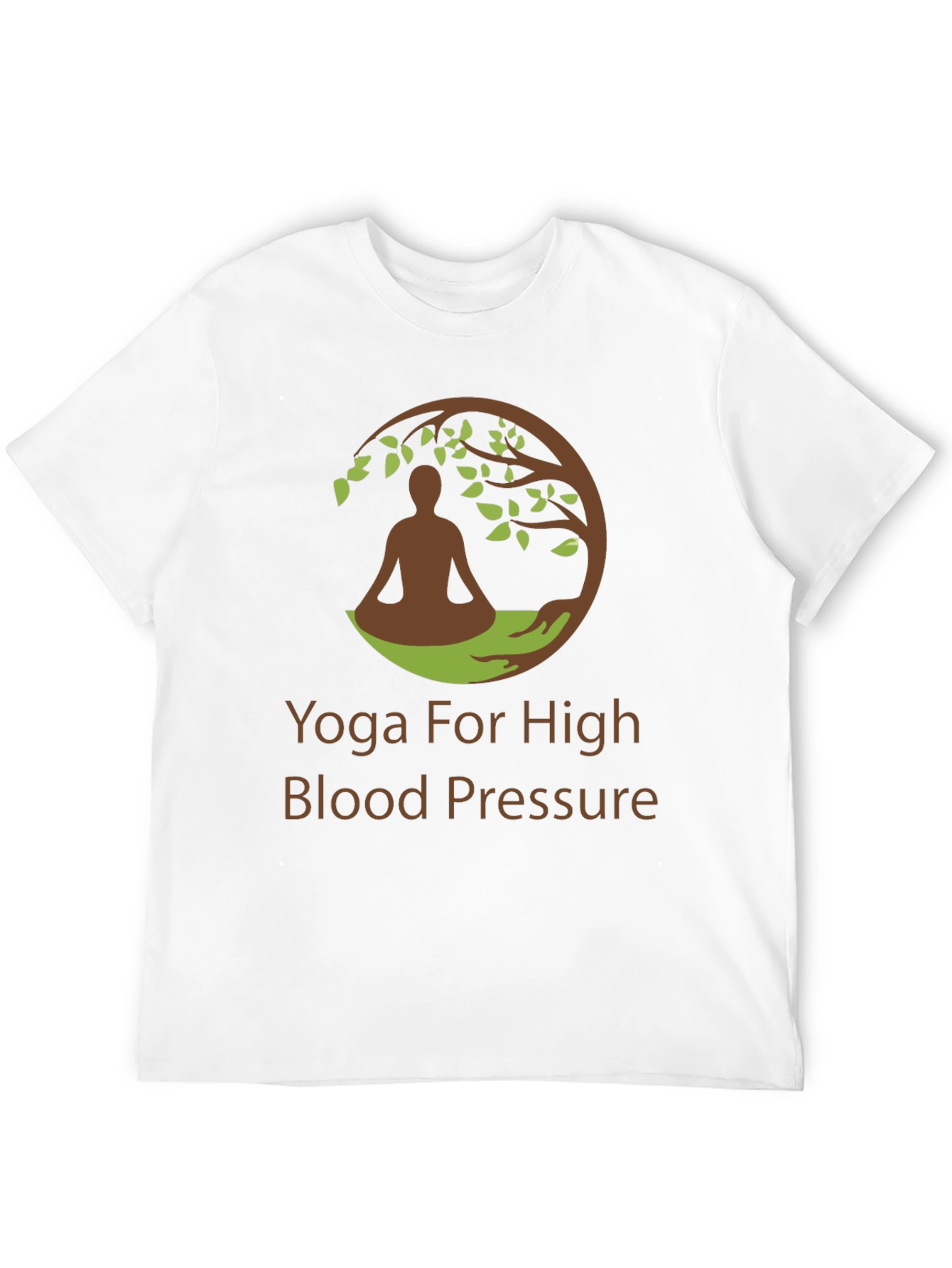 Black Yoga for High Blood Pressure T-Shirt view 12