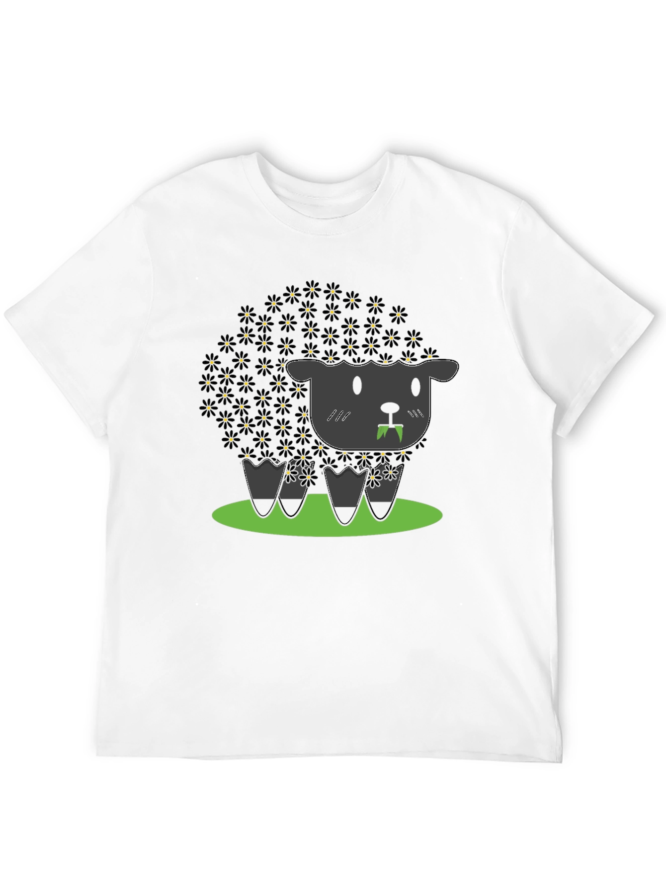 Black Black Sheep Graphic T-Shirt Cute Funny Unisex view 12